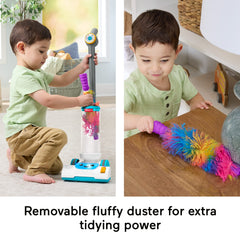 Fisher-Price Laugh & Learn 2-in-1 Vacuum Toddler Electronic Learning Toy With Lights & Music