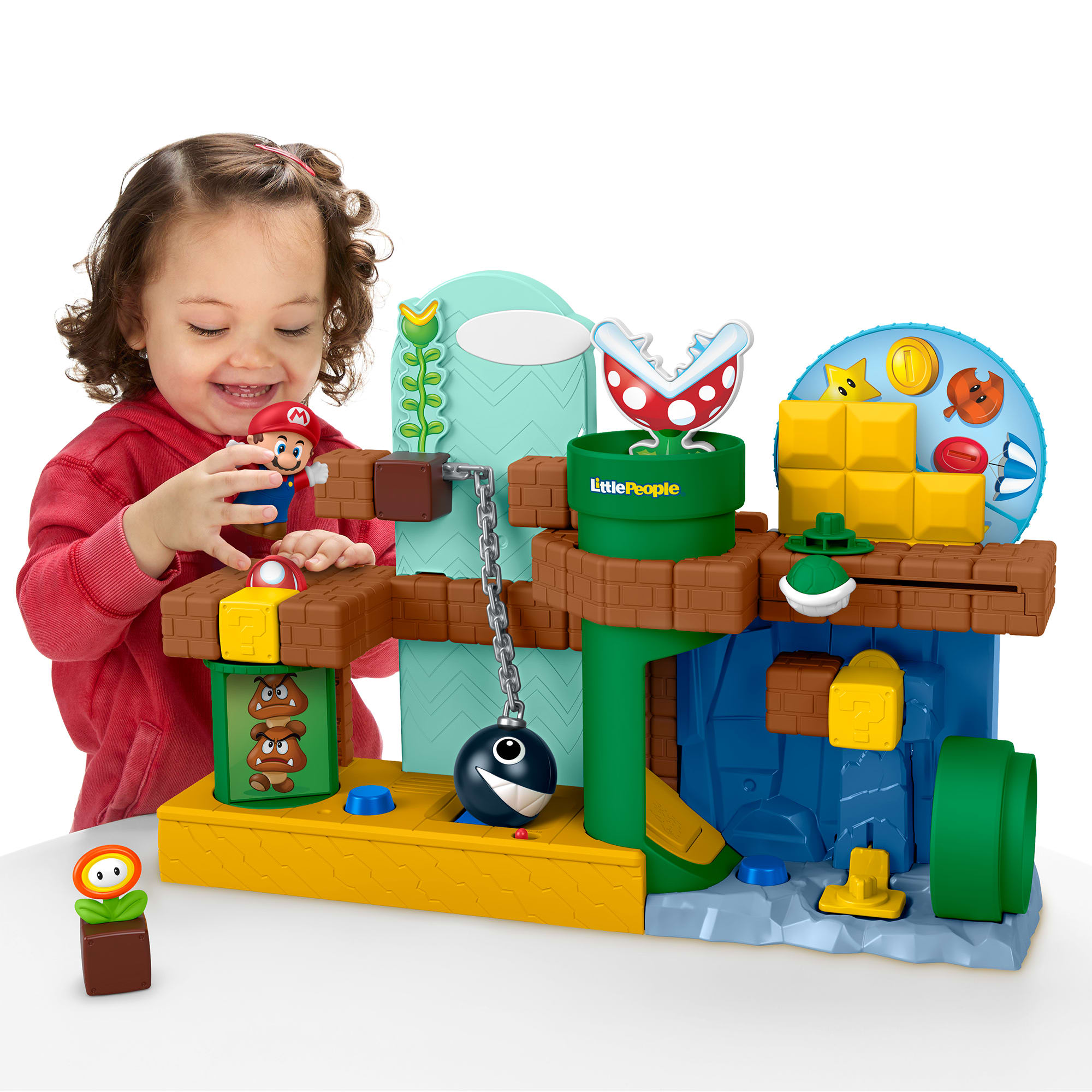 Little People Nintendo Juguete para Bebés Playset Mundo de Mario Bros