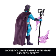 Masters Of The Universe Skeletor Havoc Staff Attack Feature Figure, 5.5 Inch Twist & Release Toy