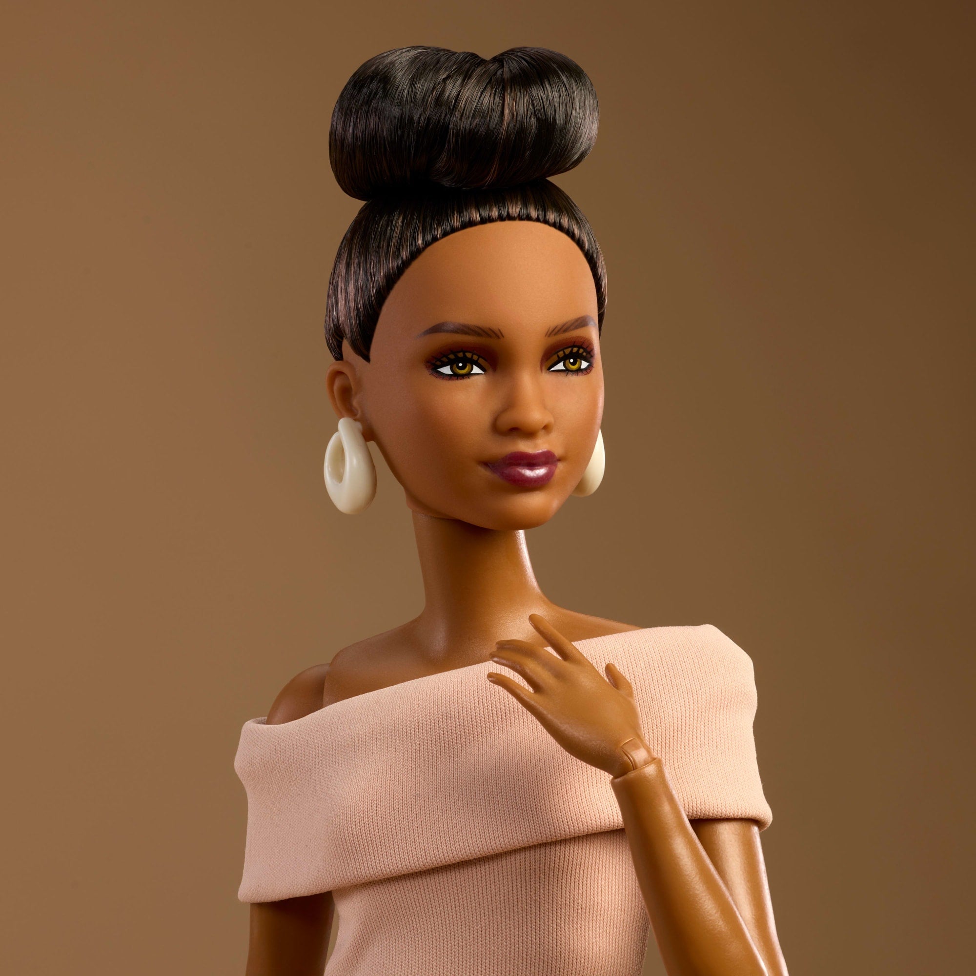 Barbie-Barbie Basics Modèle 08-Poupée Brune Avec Robe Brune