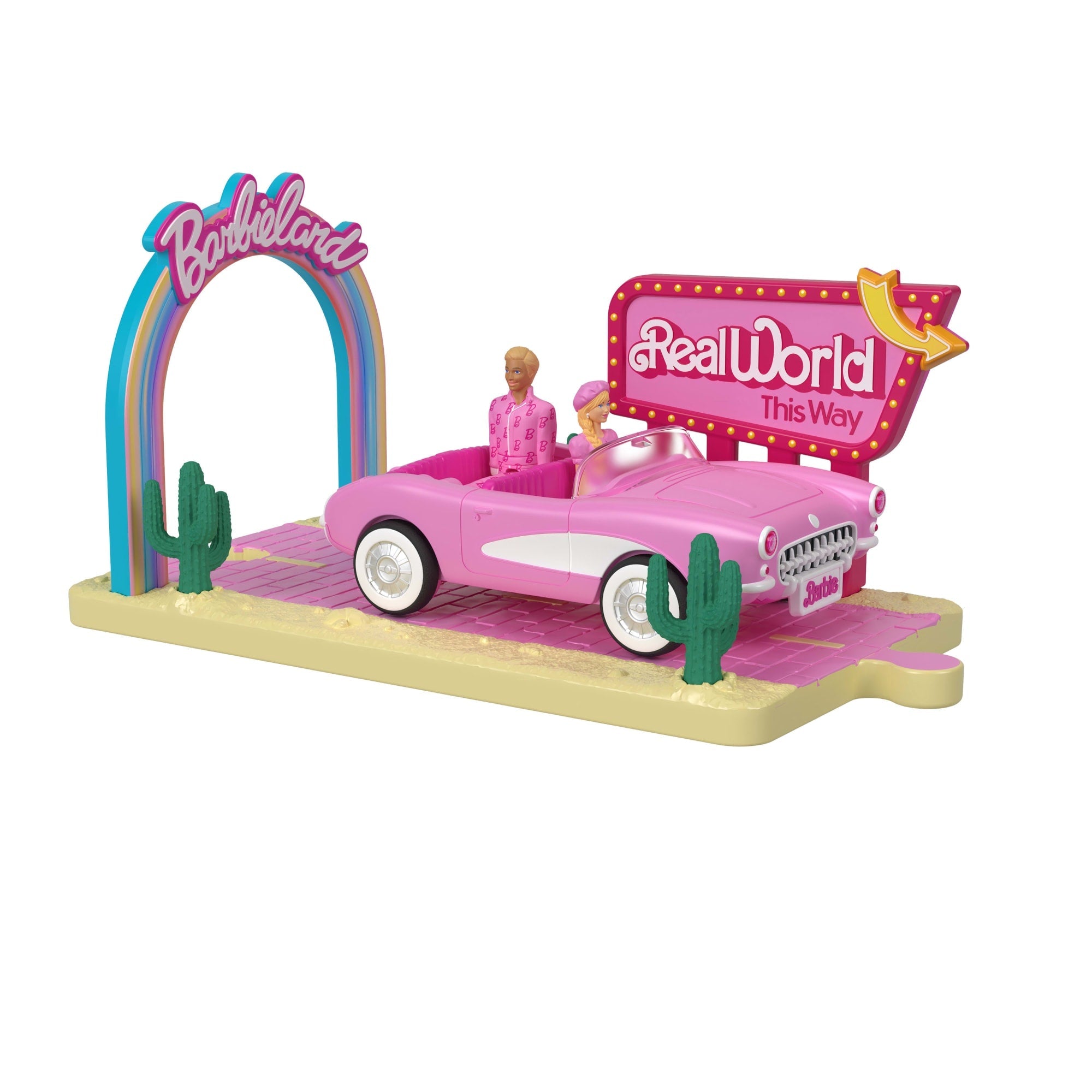 Barbie Mini BarbieLand Vehículo para Muñecas La Película Barbie y Ken Mundo Real