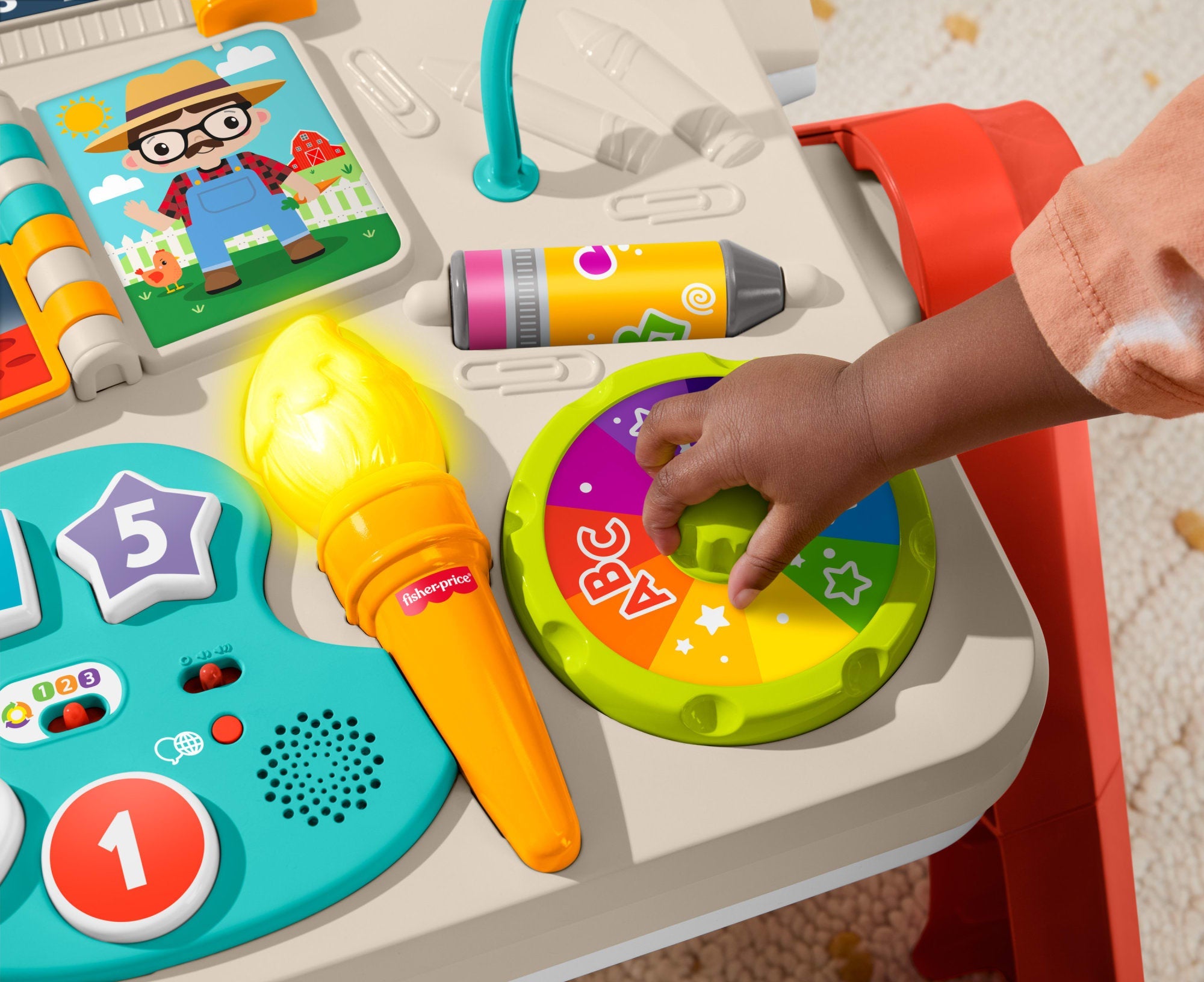 Fisher-Price Brinquedo para Bebês Mesa de Atividades 4 em 1