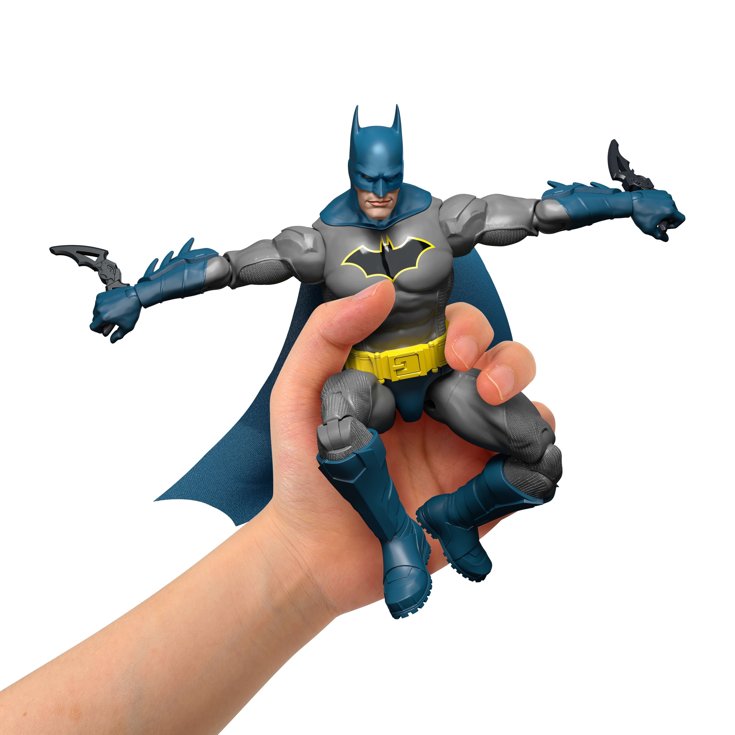 DC Premier 6.5 Inch Batman Action Figure Series 1, Detailed Design 22 Articulations & Cape