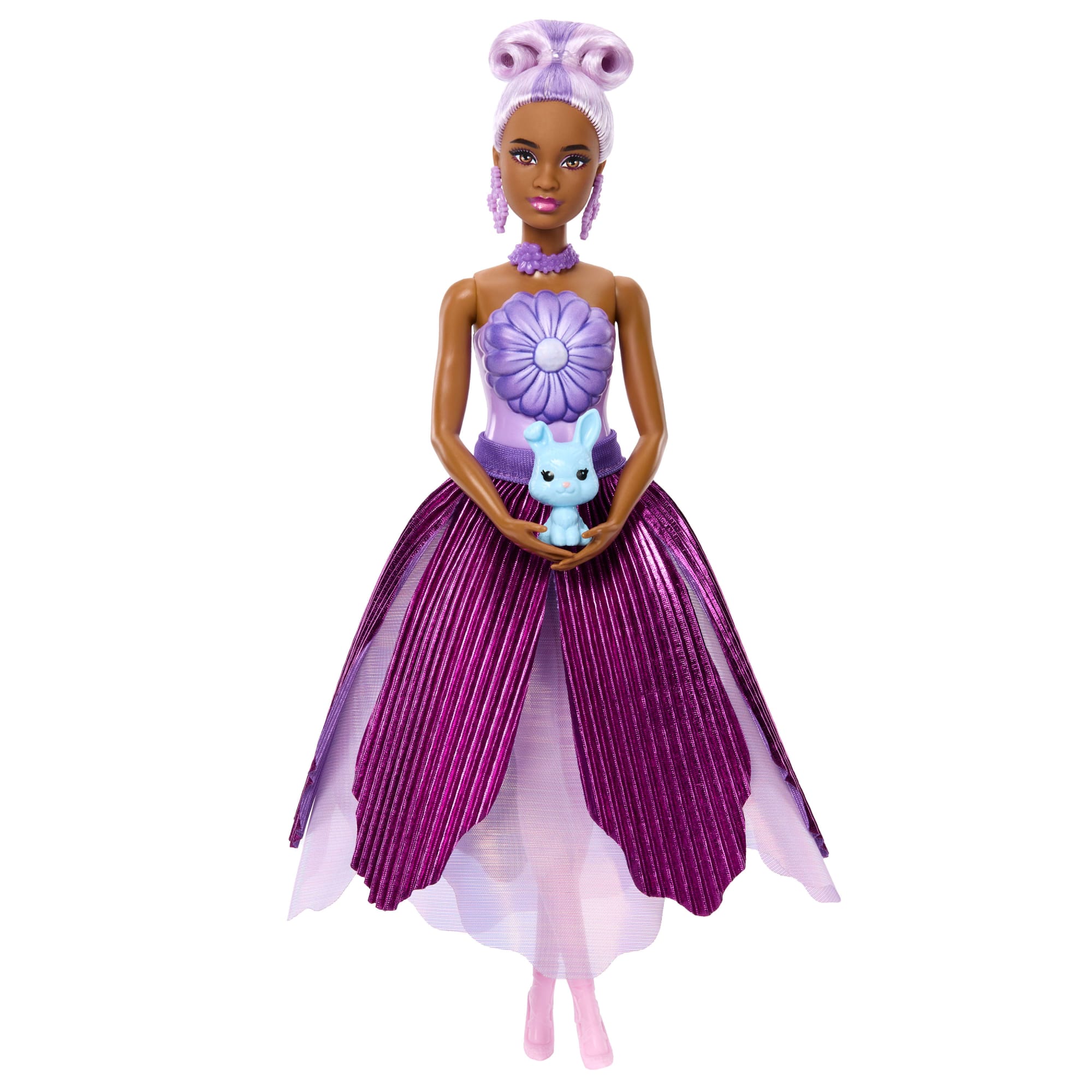 Barbie®-Poupée Pétals Pop Violette et Accessoires