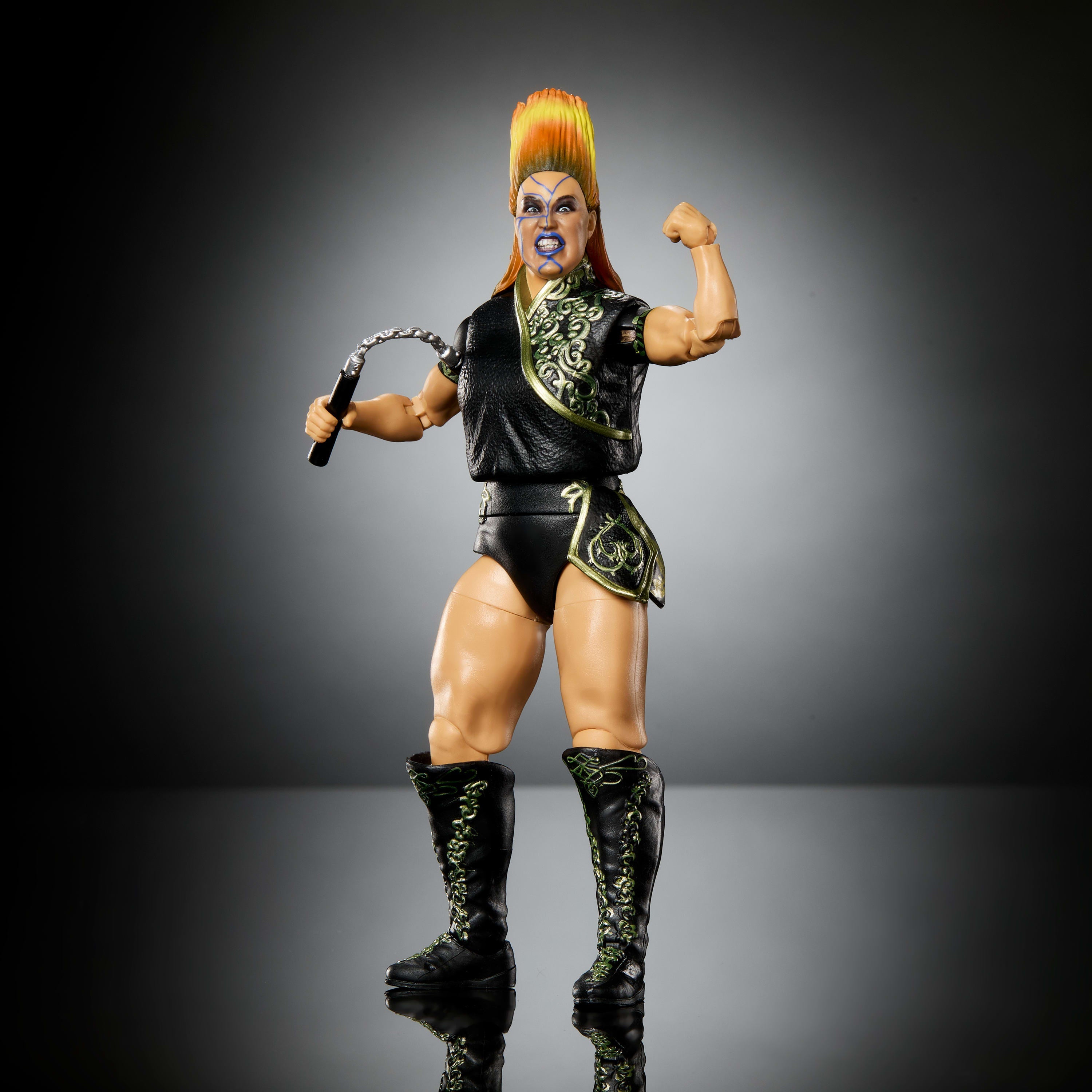 WWE Elite Legends Bull Nakano Action Figure & Accessories, Series 31 6-inch Collectible Set