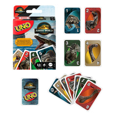 UNO Jogo de Cartas Jurassic World