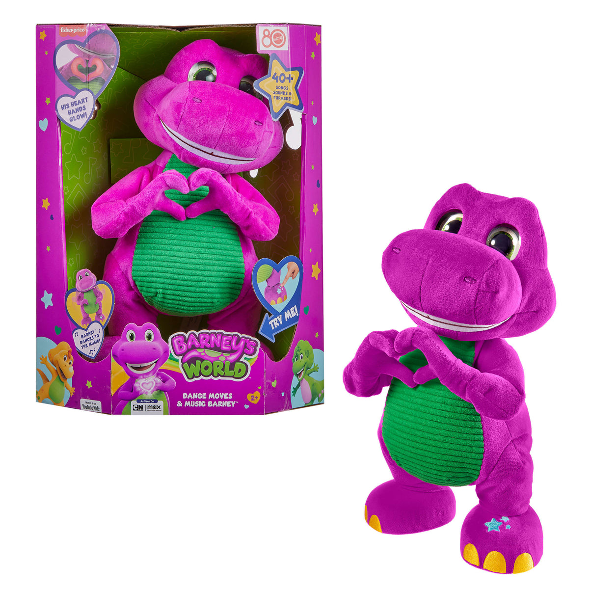 Fisher-Price Barney’S World Barney Mouvements de Danse et Musique