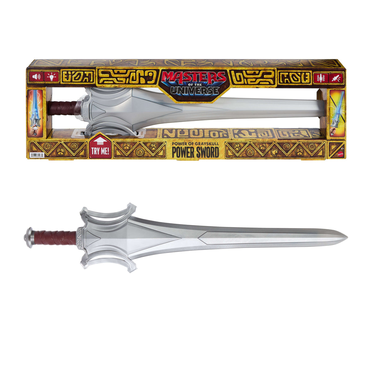 Masters Of The Universe 2026 Movie Powers Grayskull Sword, Lights, Sounds & Vibration, Role Play Toy