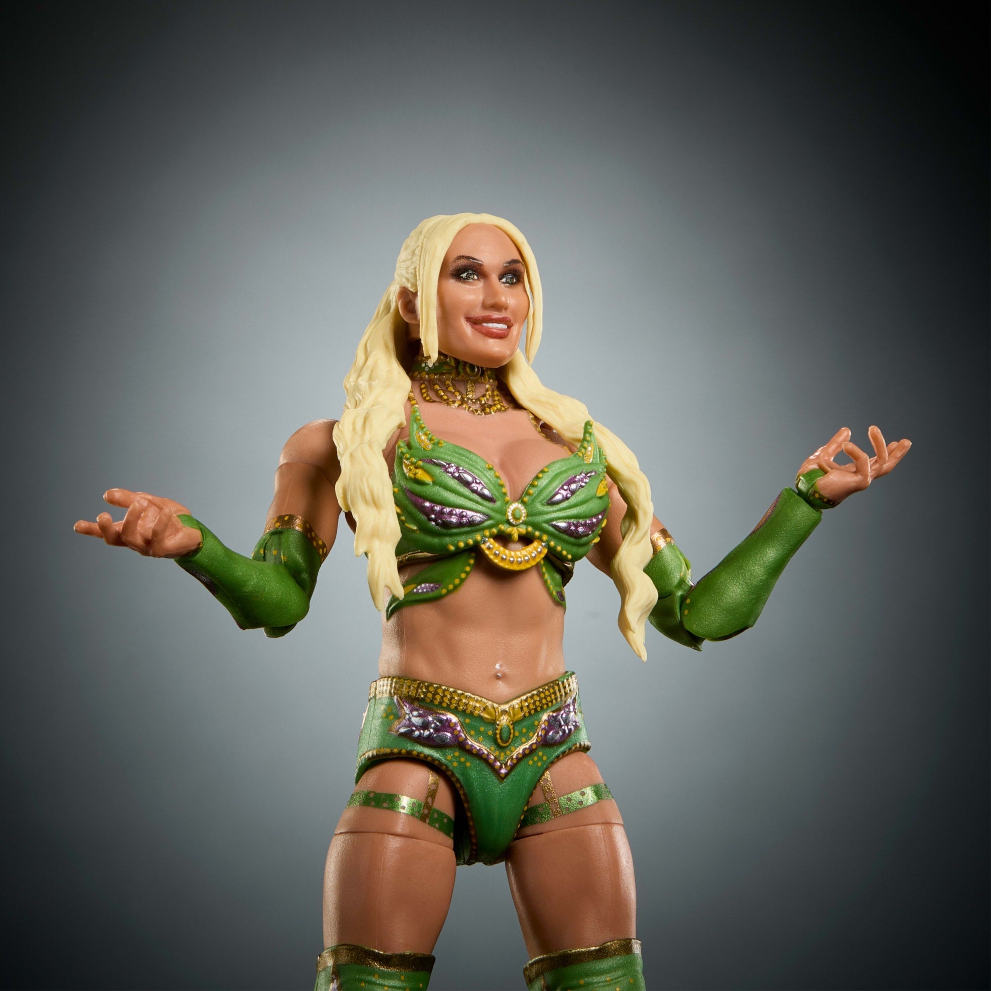 WWE Ultimate Edition Tiffany Stratton Action Figure & Accessories Set, 6-Inch Collectible Superstar