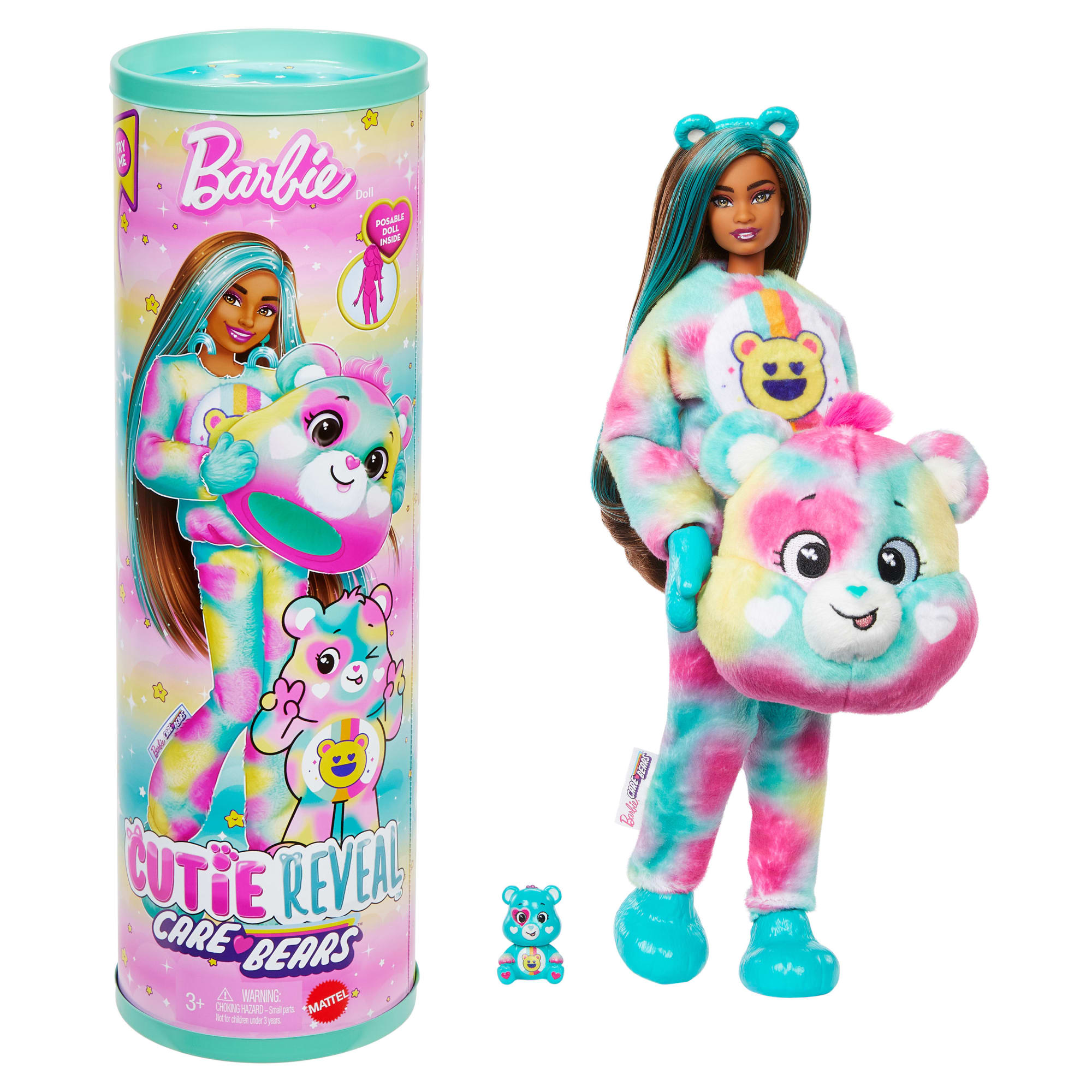 Barbie Cutie Reveal Muñeca Ositos Cariñositos Coloridos Sorpresa