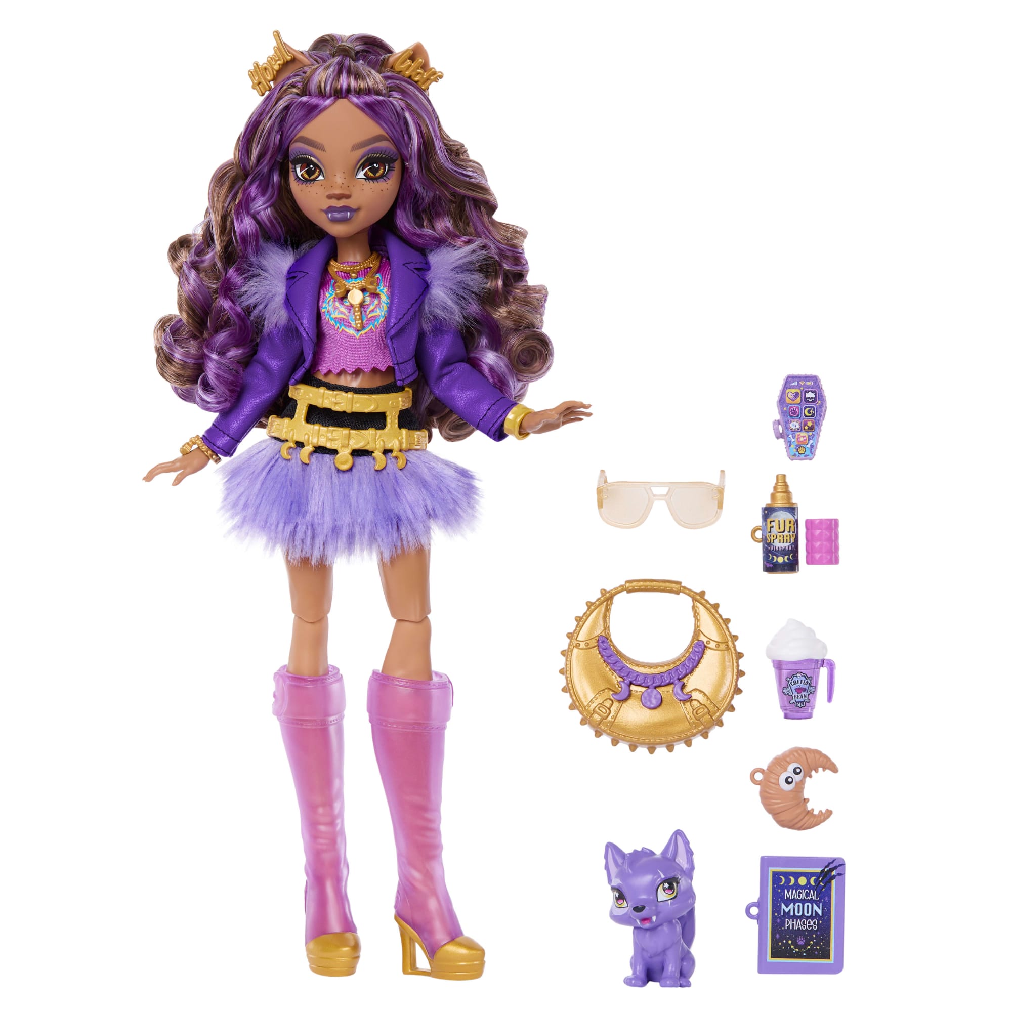 Monster High Muñeca Look Monstruoso Clawdeen