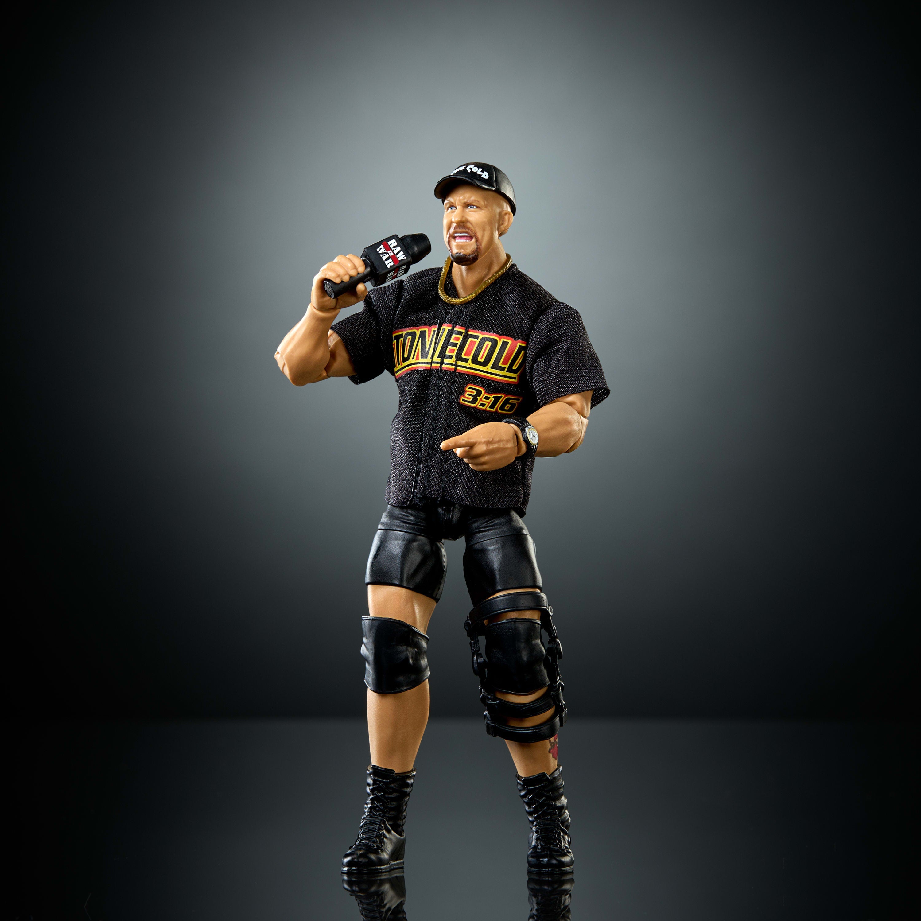 WWE Elite “Stone Cold” Steve Austin Action Figure, Series #122, 6-Inch Collectible With Accessories