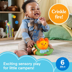 Fisher-Price Friendship Forest Light-Up Campfire, Baby Sensory Activity Toy