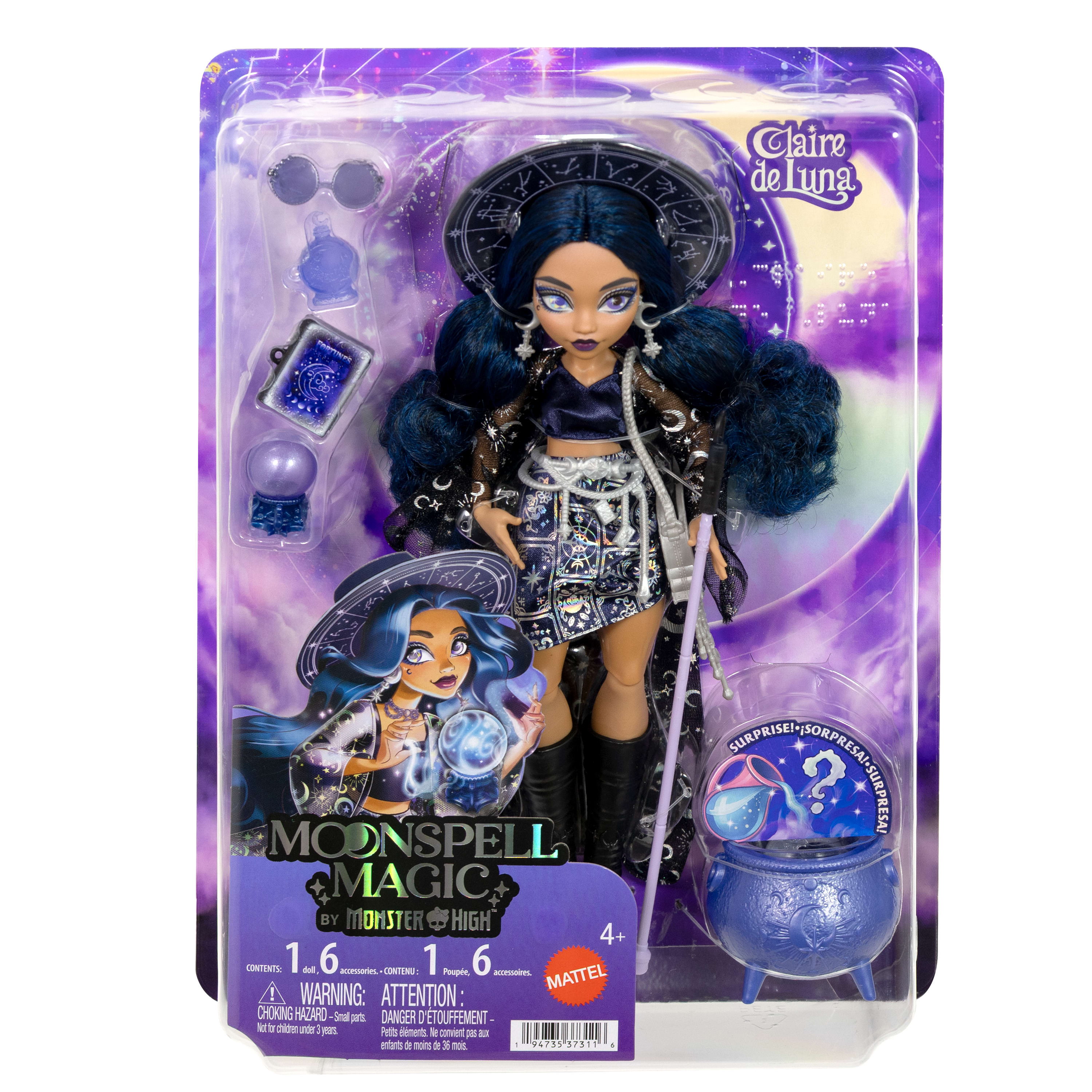 Monster High Moonspell Magic Muñeca Claire De Luna