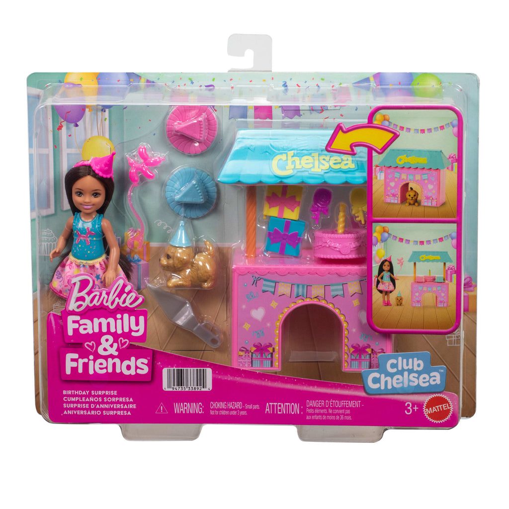 Barbie Chelsea Set de Juego Chelsea Fiesta de Cumpleaños