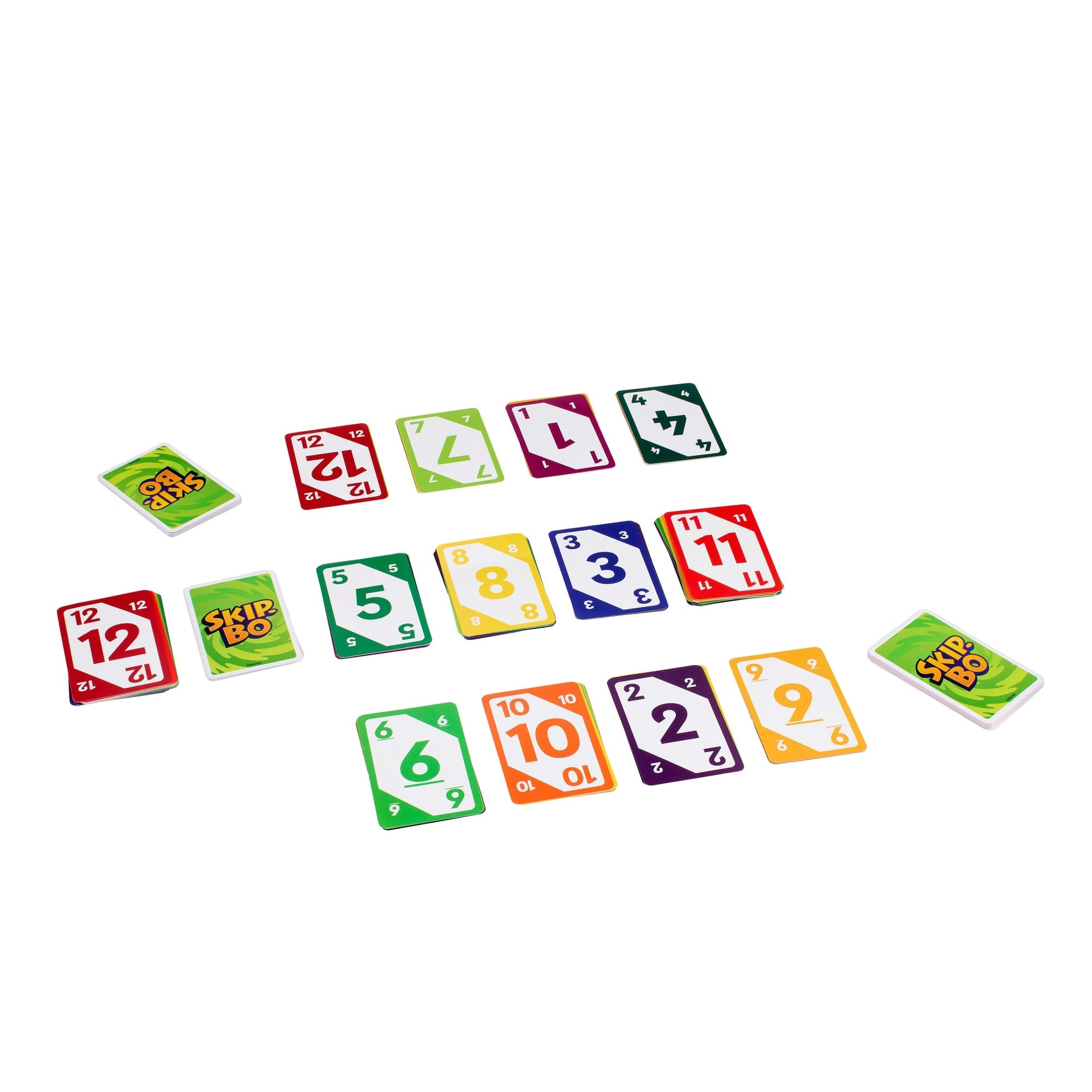 Jeu de Cartes Skip-Bo Pour Les enfants, Les Adultes et Les Familles