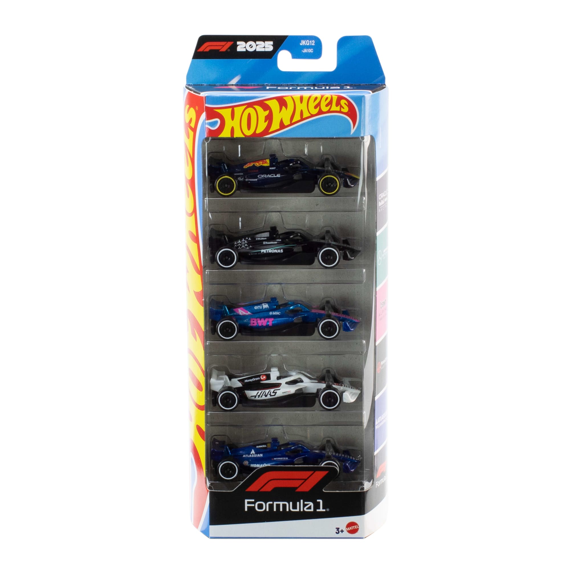 Hot Wheels-Coffret 5 Voitures de Course-Voitures de F1