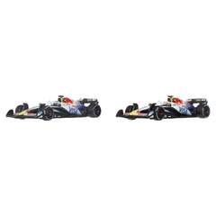 Hot Wheels Premium Visa Cash App Racing Bulls Formula One Team 2-Pack With Lawson & Hadjar Racecars