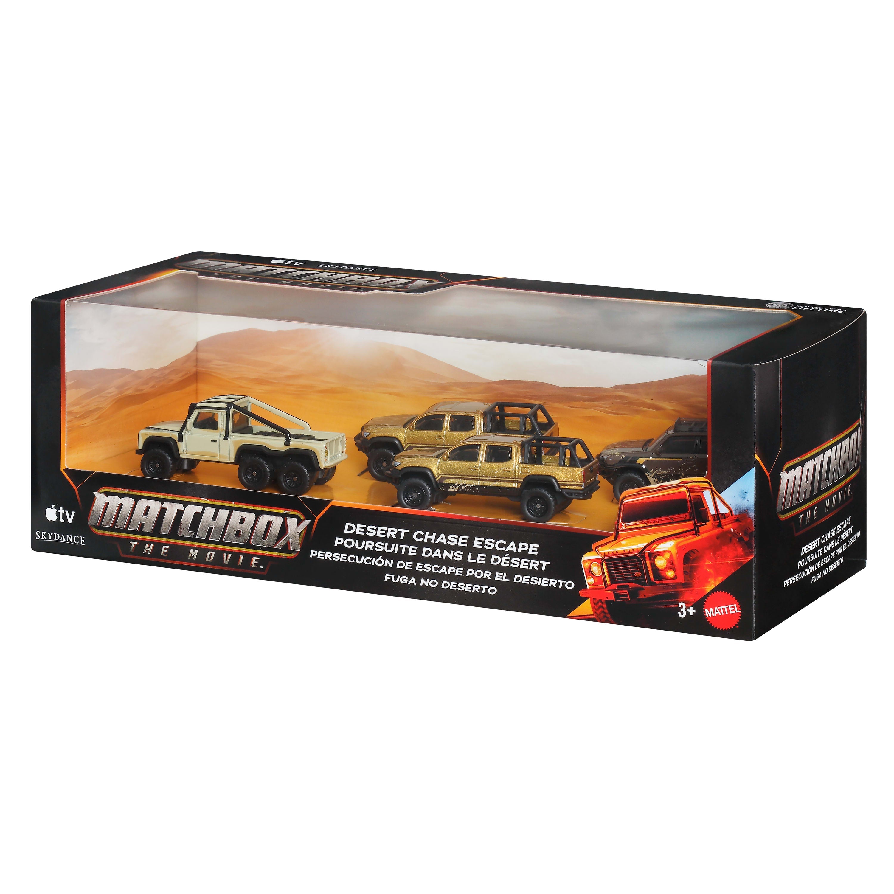 Matchbox Desert Chase Escape 4-Pack
