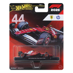 Hot Wheels Collector Veículo de Coleção Equipe Scuderia Ferrari HP Formula 1 Lewis Hamilton