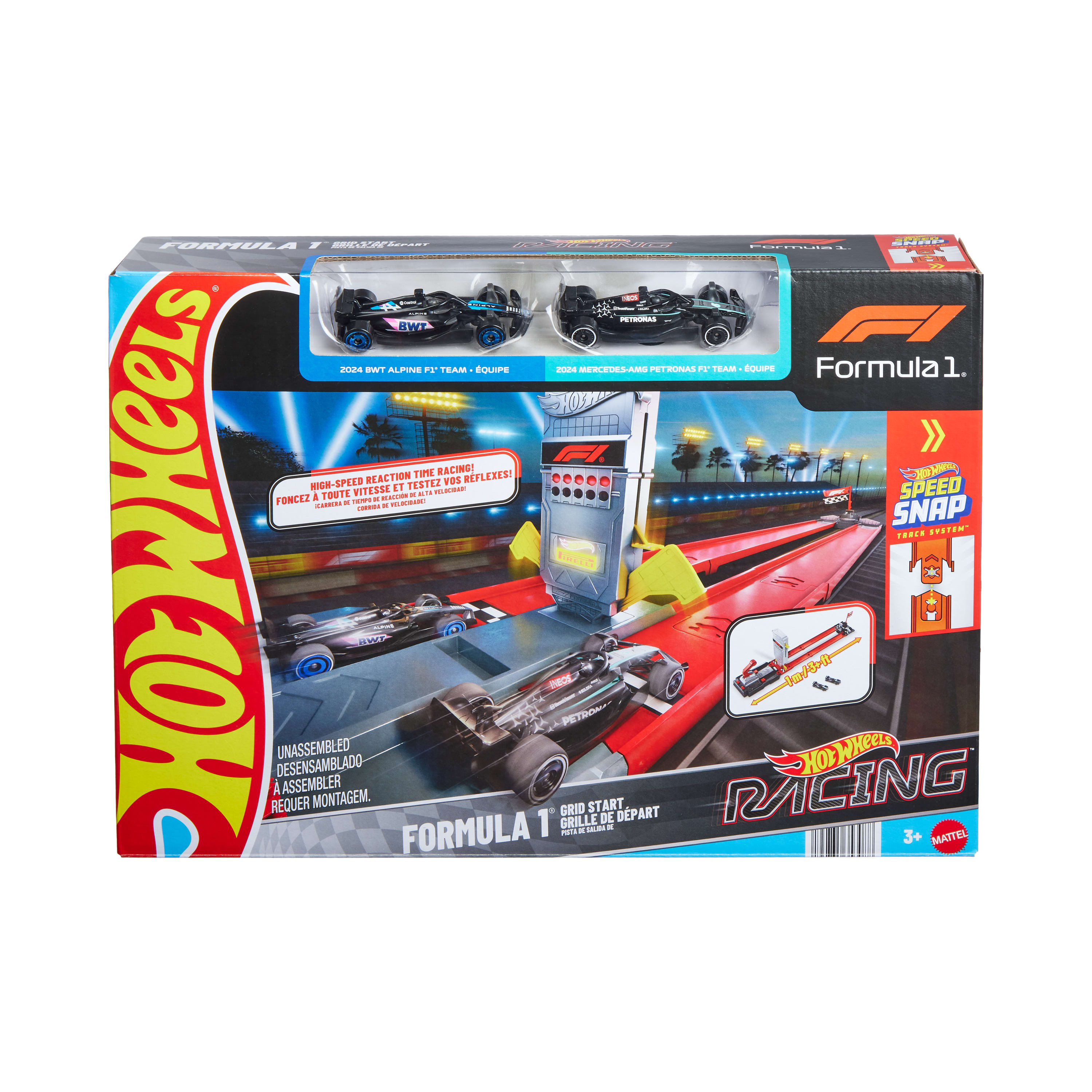 Hot Wheels Racing Pista de Brinquedo Hot Wheels Racing Pista de Corrida Desafio de Saídas