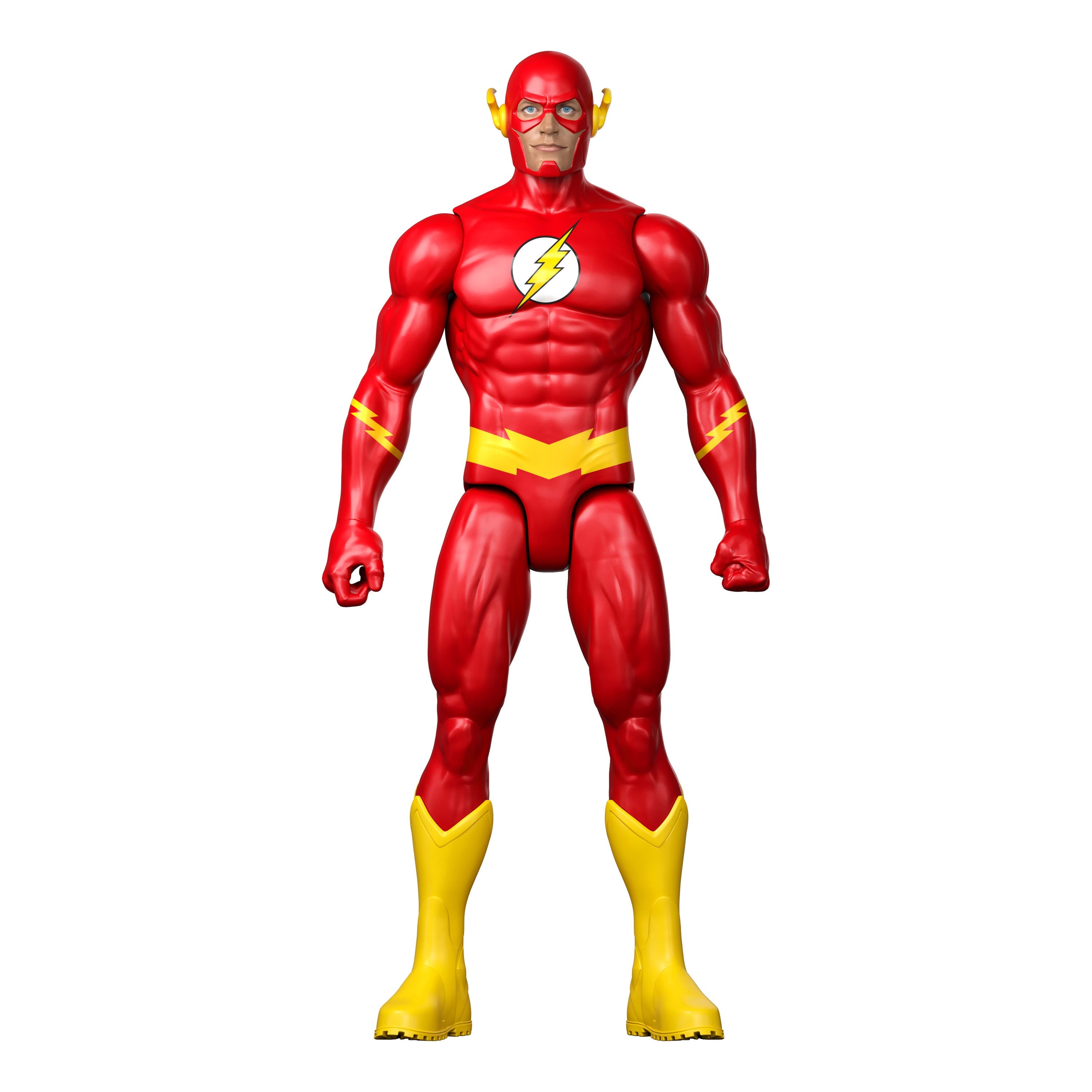 DC 12 inch The Flash Action Figure, Classic Super Suit, 7 Points Of Articulation