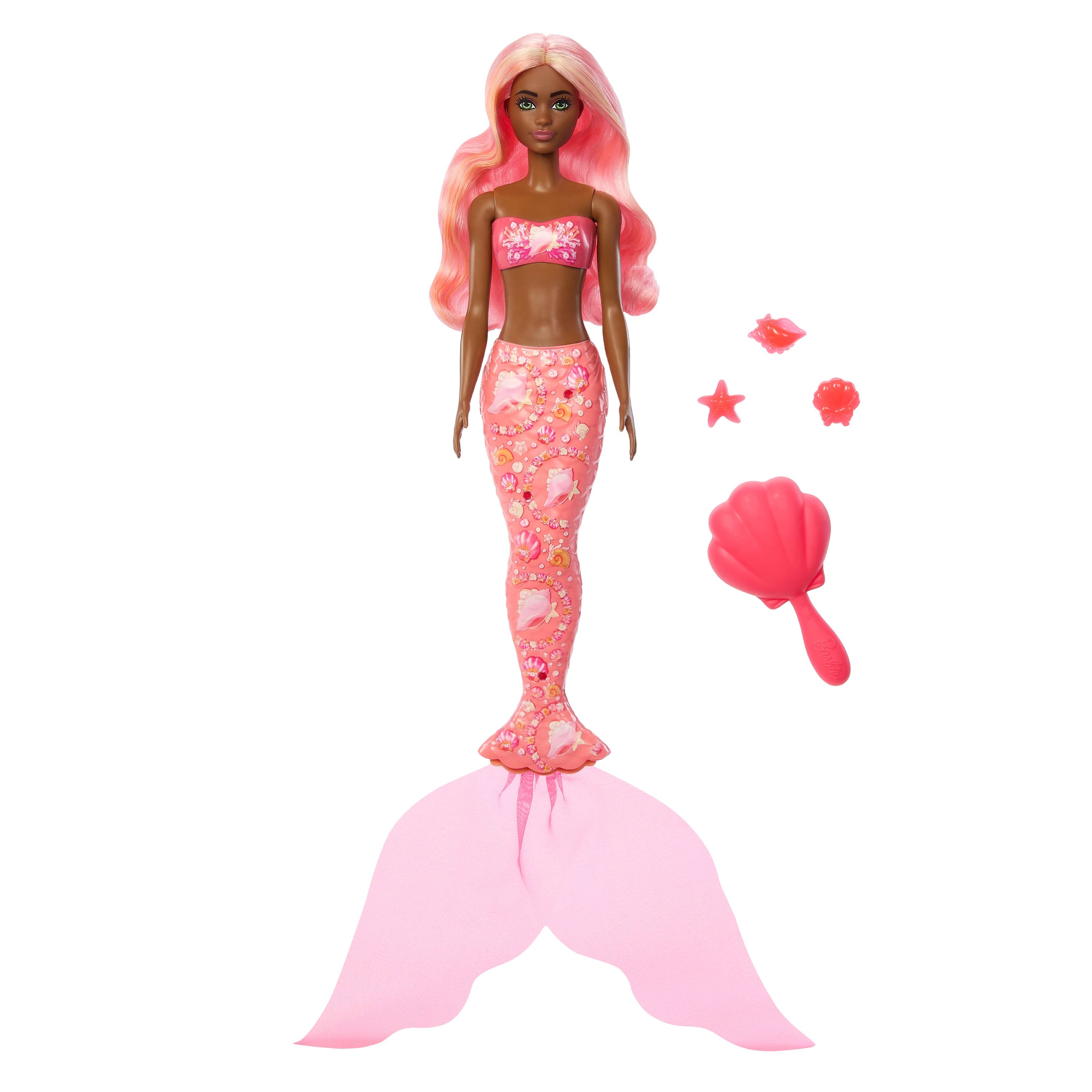 Barbie Color Reveal Mermaid Series Doll & Accessories With 6 Surprises