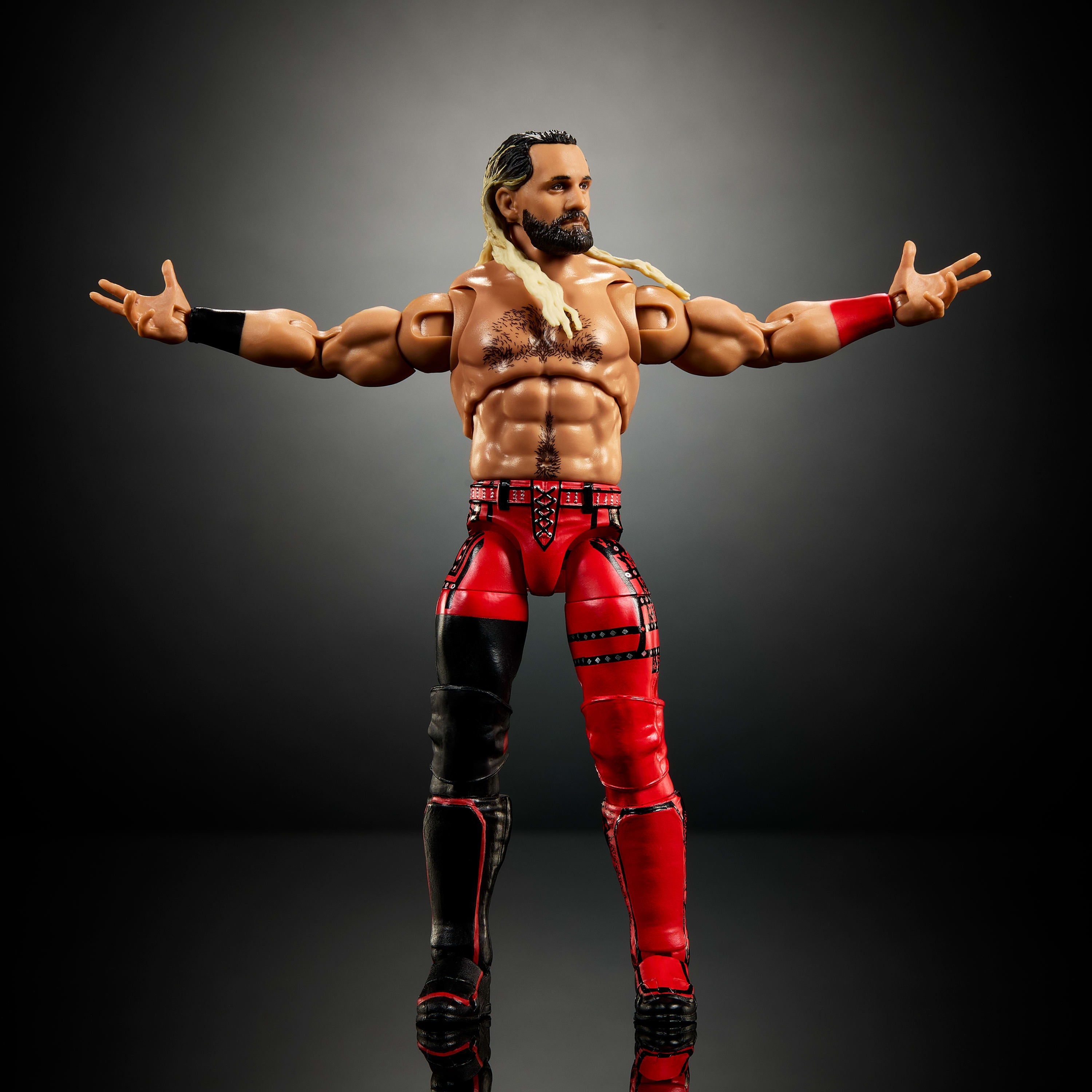 WWE Ultimate Edition Seth Rollins Action Figure & Accessories Set, Greatest Hits 6-inch Collectible