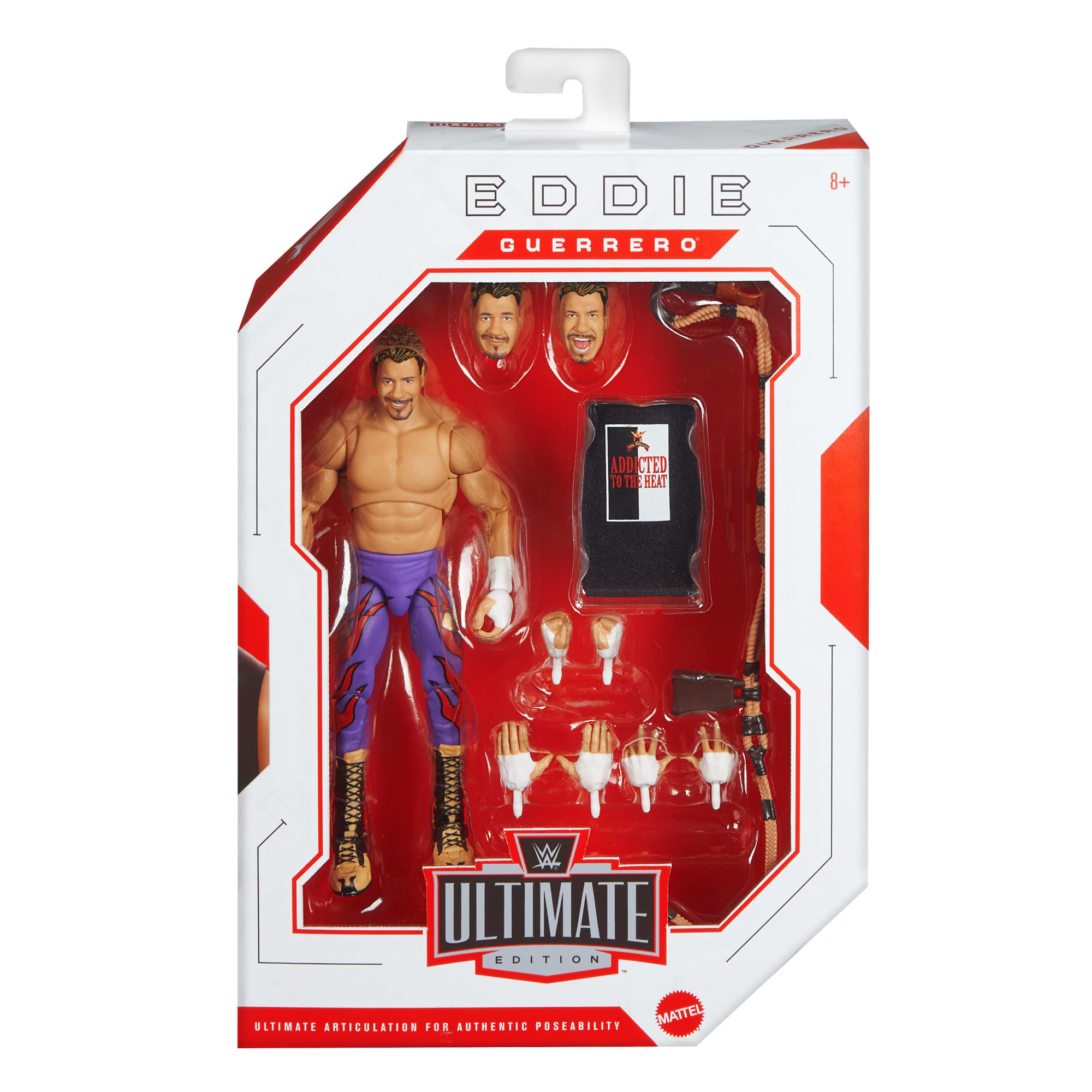 WWE Ultimate Edition Eddie Guerrero Action Figure & Accessories Set, 6-Inch Collectible Superstar