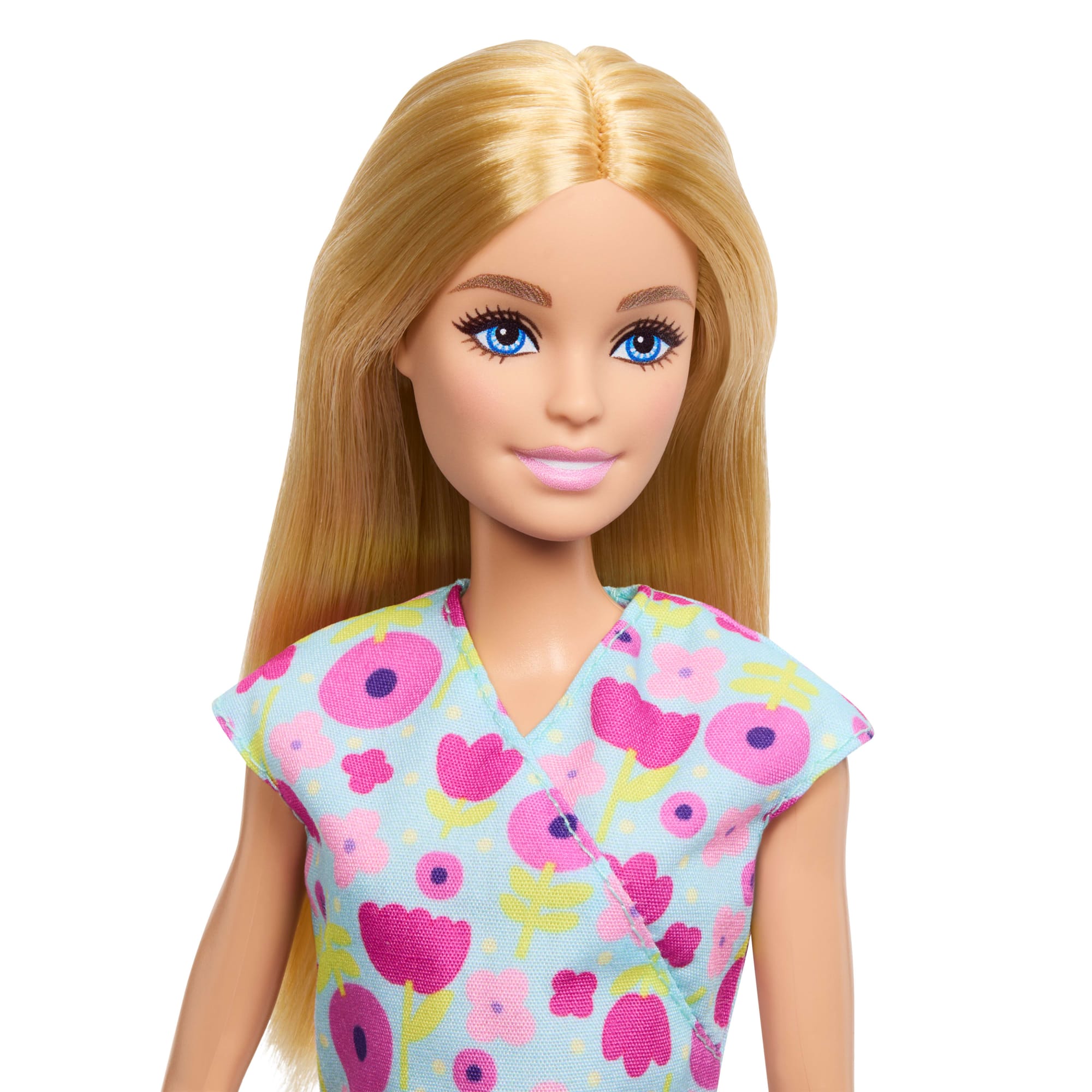 Barbie Métiers-Coffret Barbie Pédiatre-Poupée Blonde et 2 Poupées Bébés