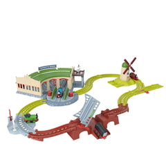 Thomas e Seus Amigos Pista de Brinquedo Pista Galpões De Tidmouth