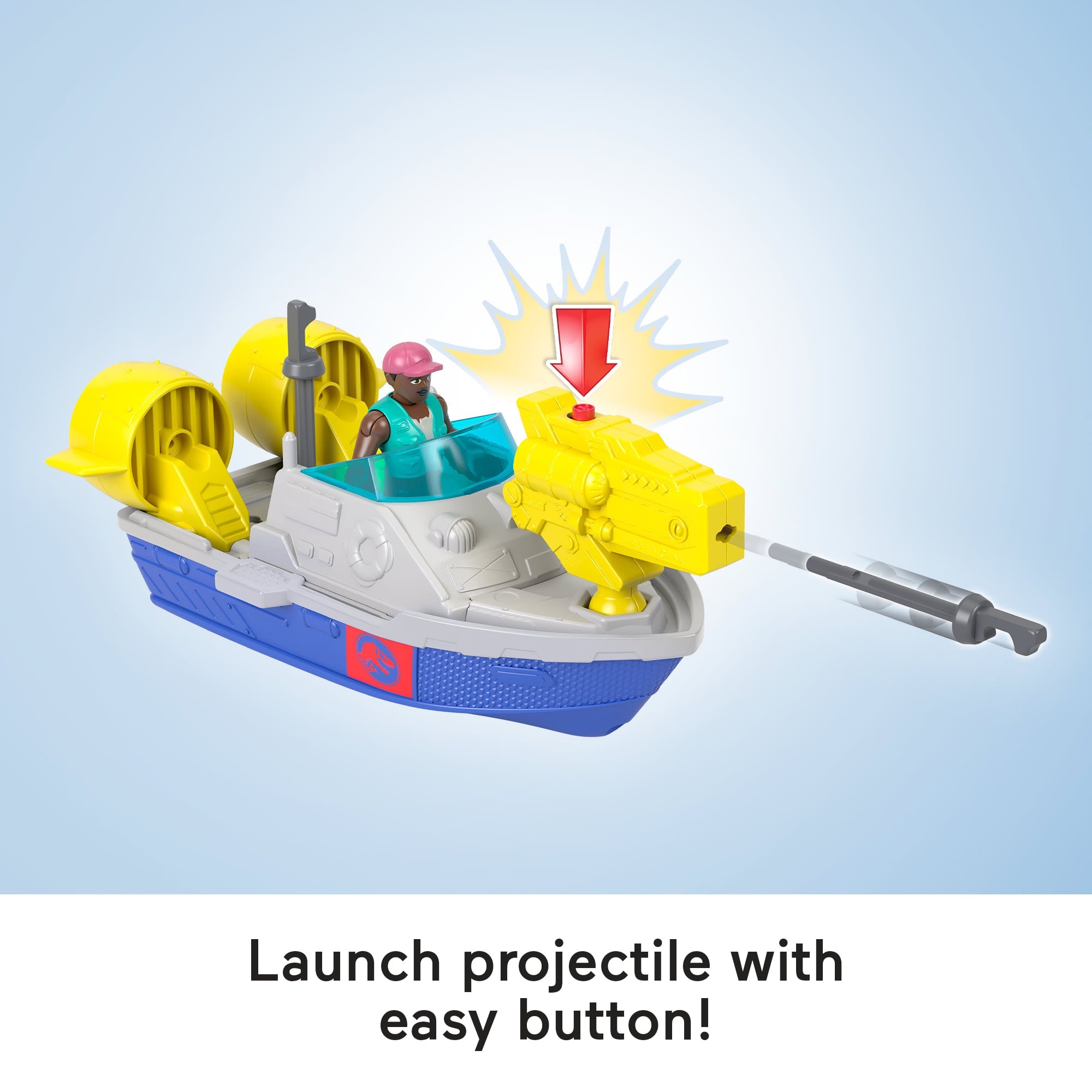 Fisher-Price Imaginext Jurassic World Rebirth Aquachomp Chase Mosasaurus Dinosaur Toy Playset
