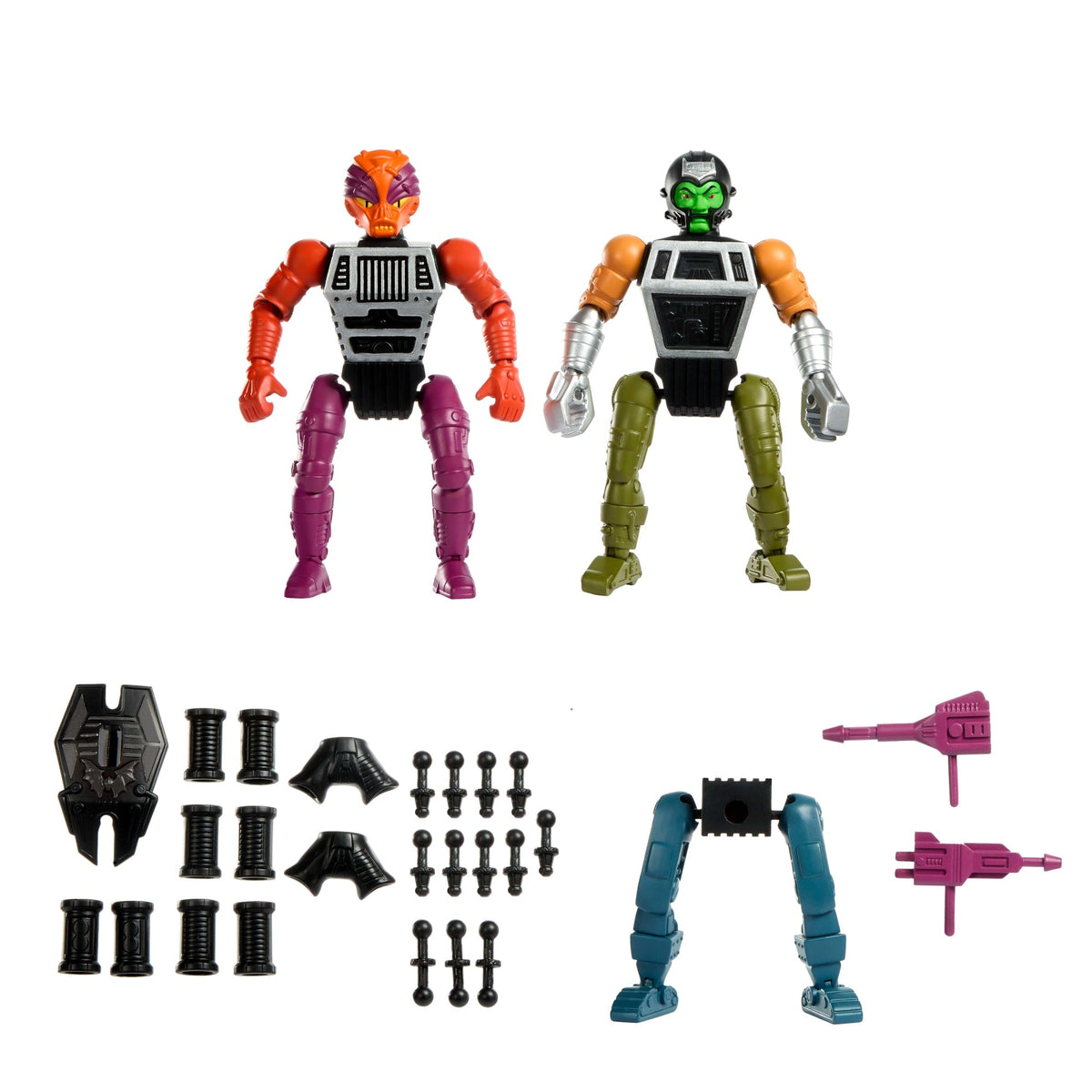 Masters Of The Universe Origins Multi Bot Deluxe Action Figure Robot, 43 Modular Parts