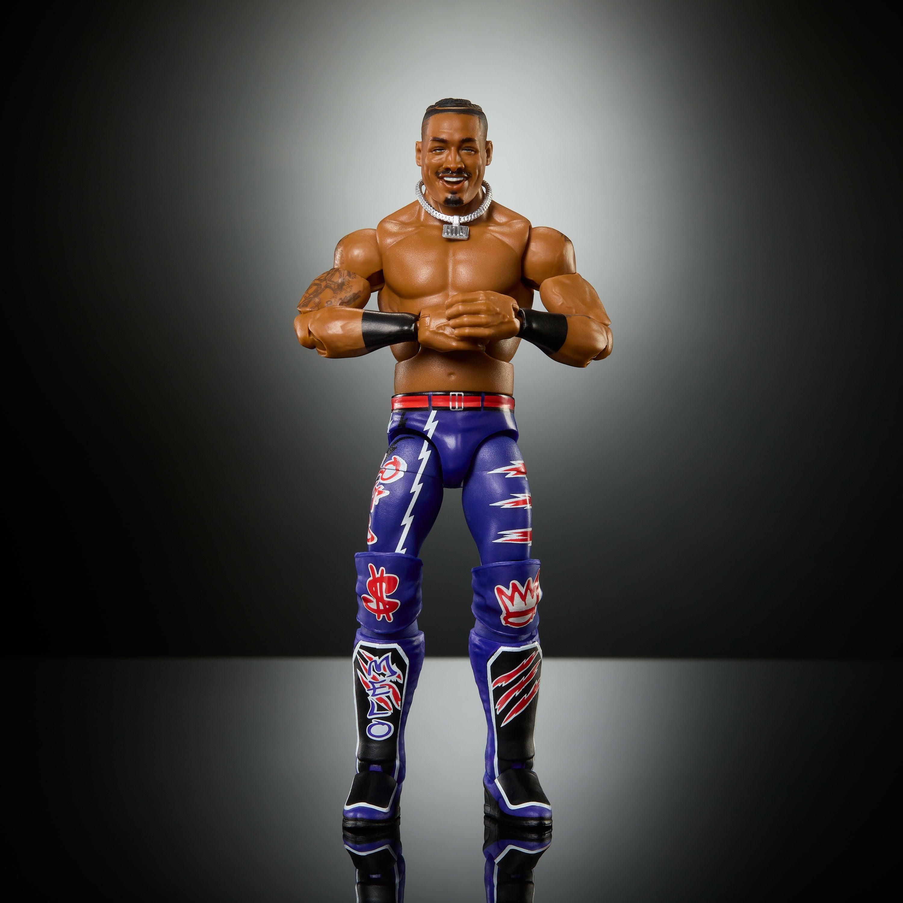 WWE Elite Carmelo Hayes Action Figure Series #121, 6-inch Collectible With Accessories