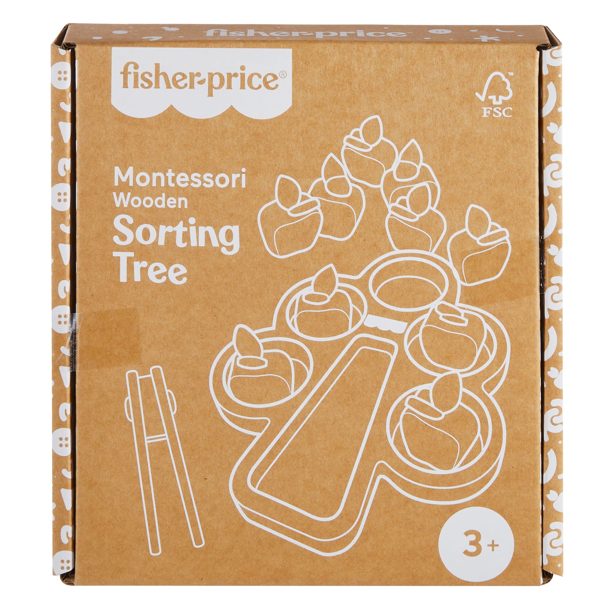 Fisher-Price®Arbre de Tri en Bois de Montessori
