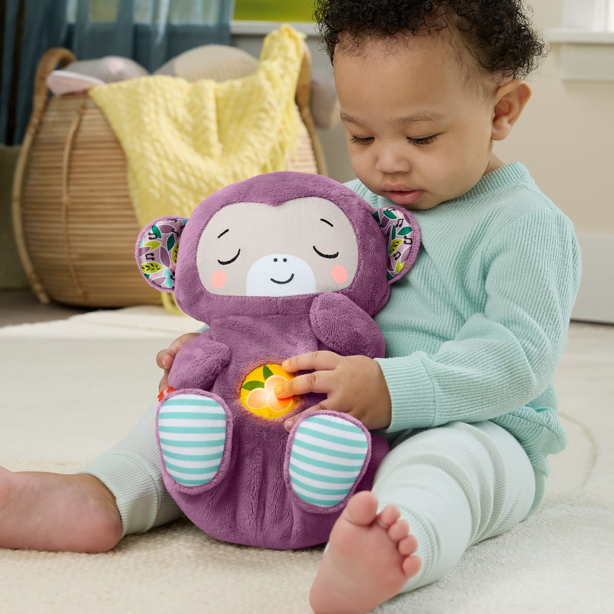 Fisher-Price Baby Brinquedo para Bebês FP Macaco Hora De Dormir