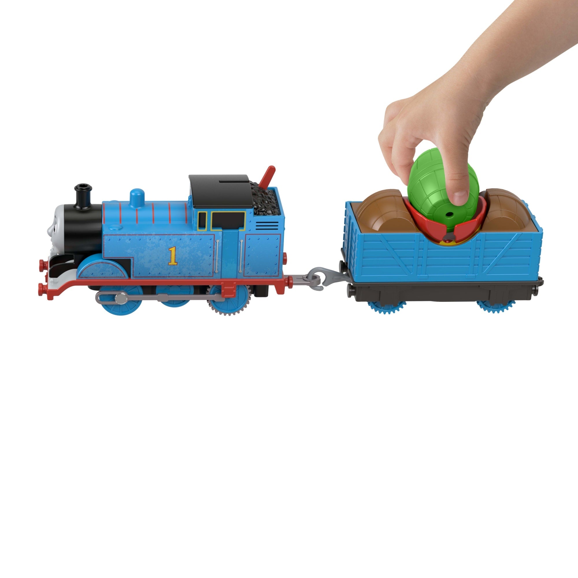 Thomas e Seus Amigos Pista de Brinquedo Motorizada Entregue os Barris!
