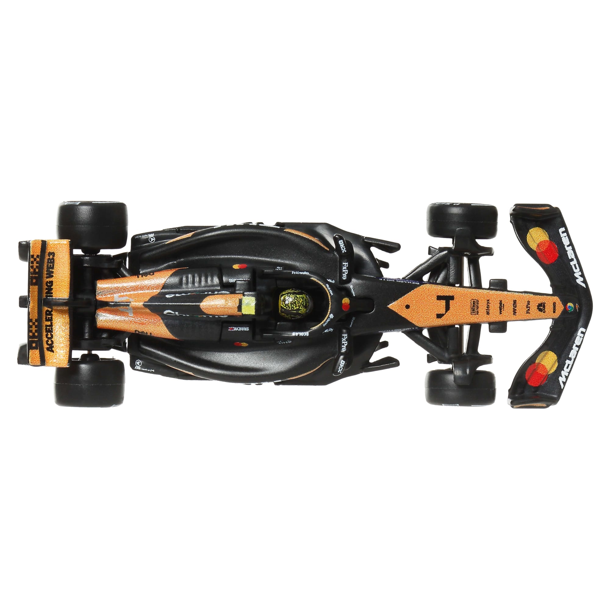 Hot Wheels Collector Veículo de Coleção Equipe McLaren Formula 1 Lando Norris