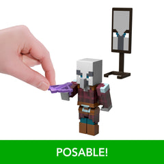 Minecraft Village Raid Pack With 3 Action Figures & 3 Accessories, 3.25-Inch Scale Collectible Set