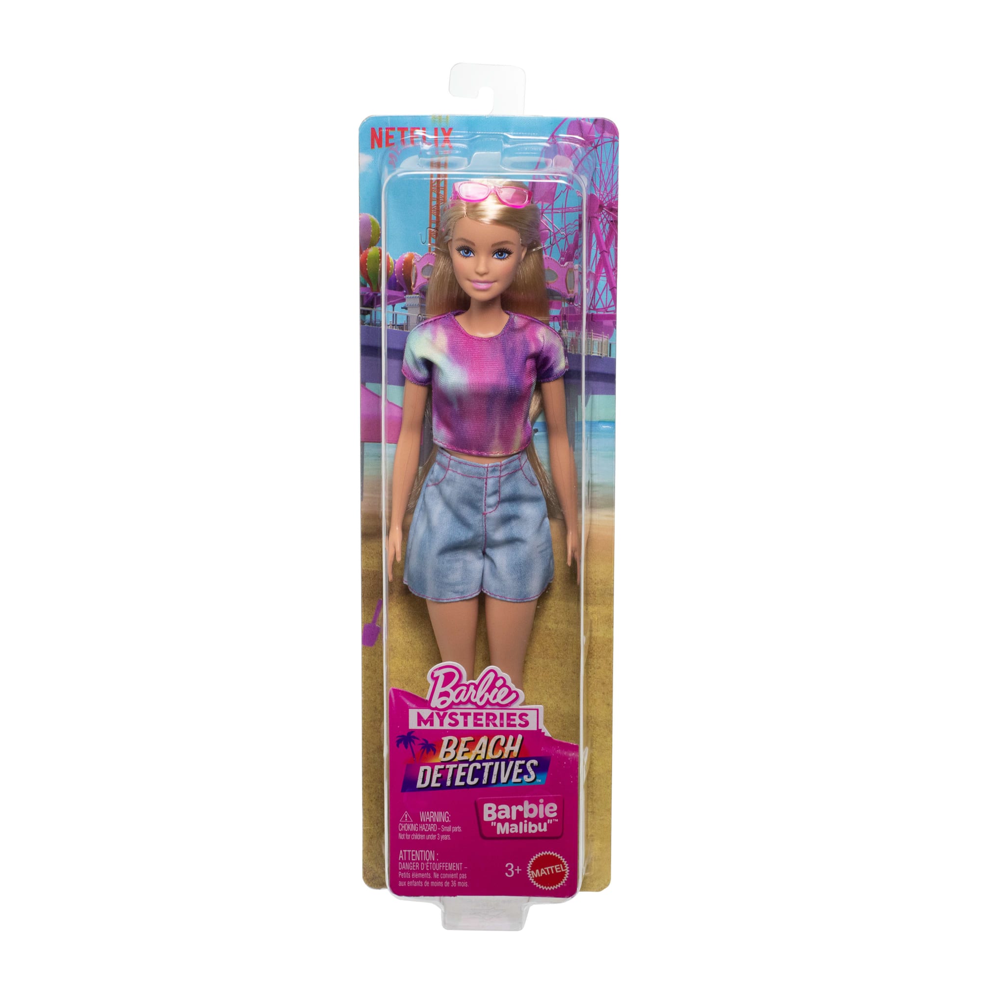 Barbie® Poupée Les Mystères de Barbie: Détectives de Plage Malibu