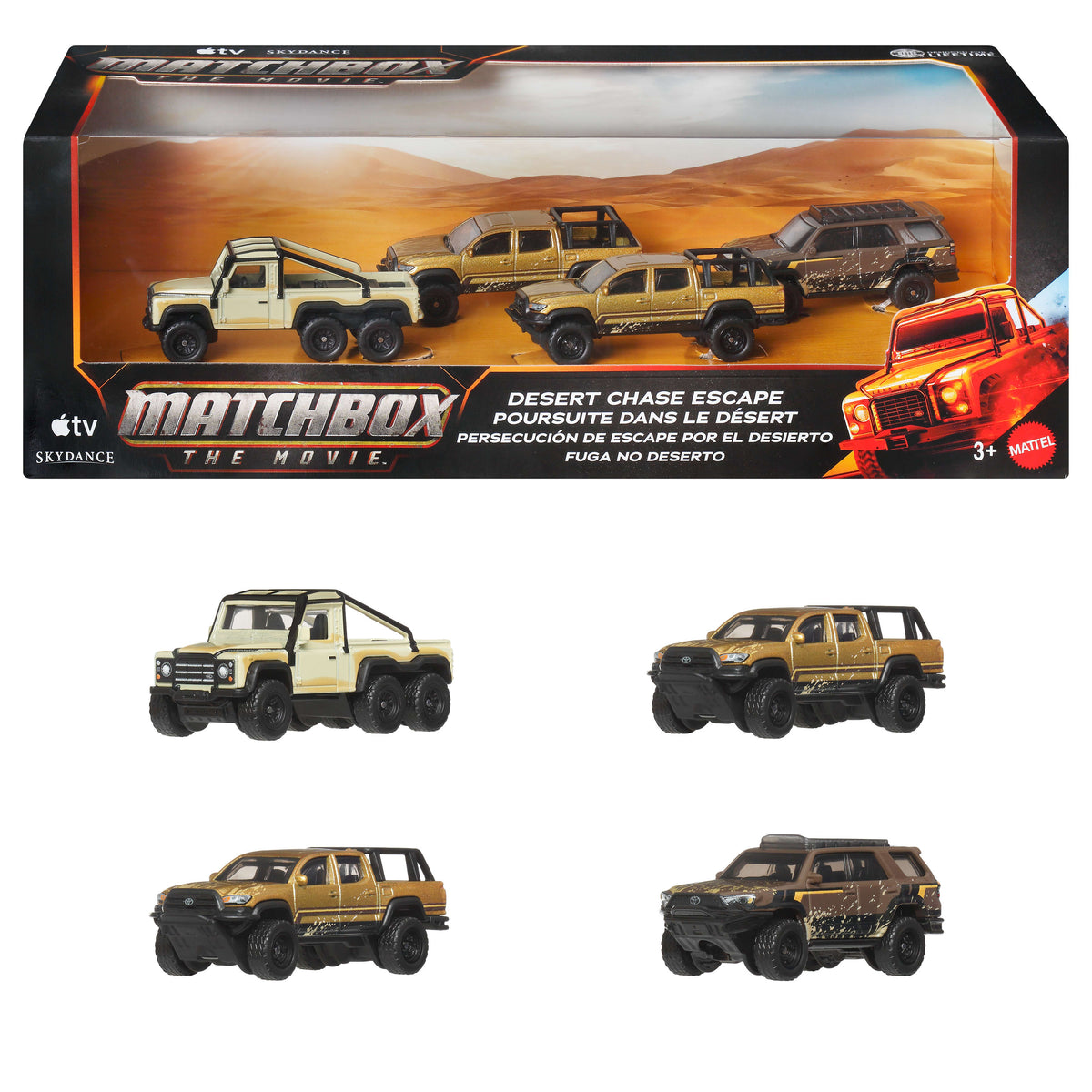 Matchbox Diecast Veículo de Brinquedo Filme Multipack de Coleção
