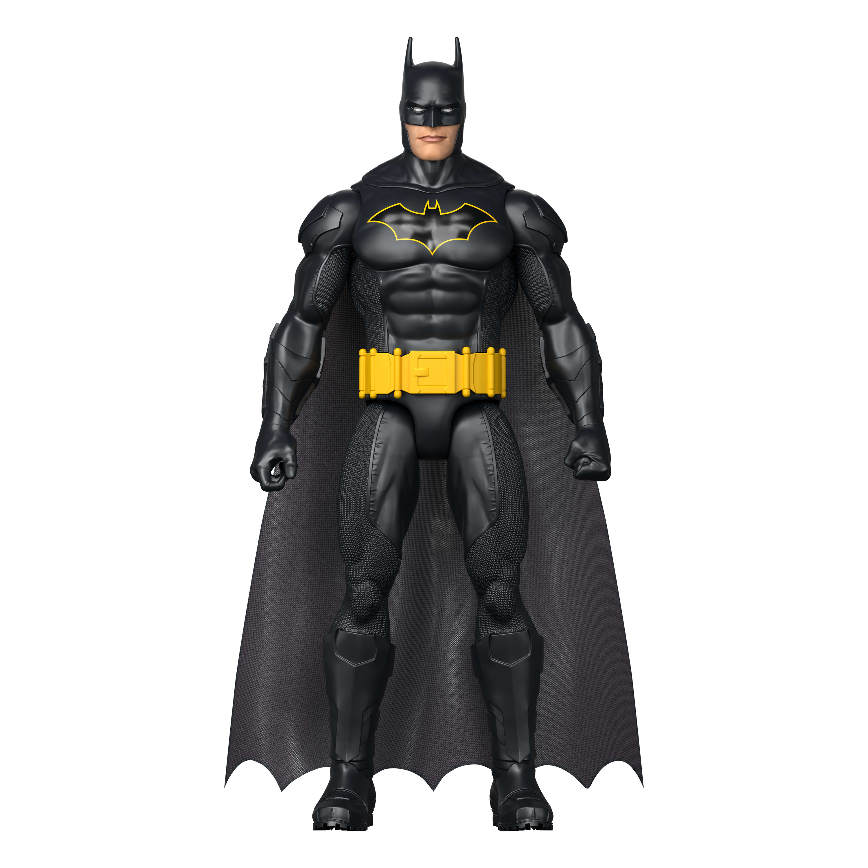 DC 12-Inch Batman Action Figure, Black Batsuit, 7 Points Of Articulation