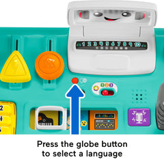 Fisher-Price Laugh & Learn Mix & Learn DJ Table Musical Learning Toy For Baby & Toddler, Multilanguage Version