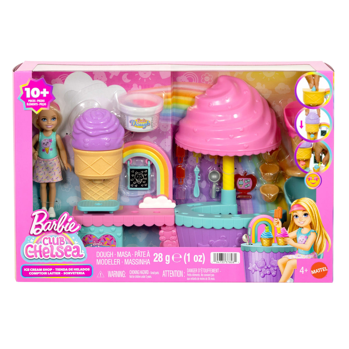 Barbie Chelsea Conjunto de Brinquedo Conjunto de Jogo Sorveteria
