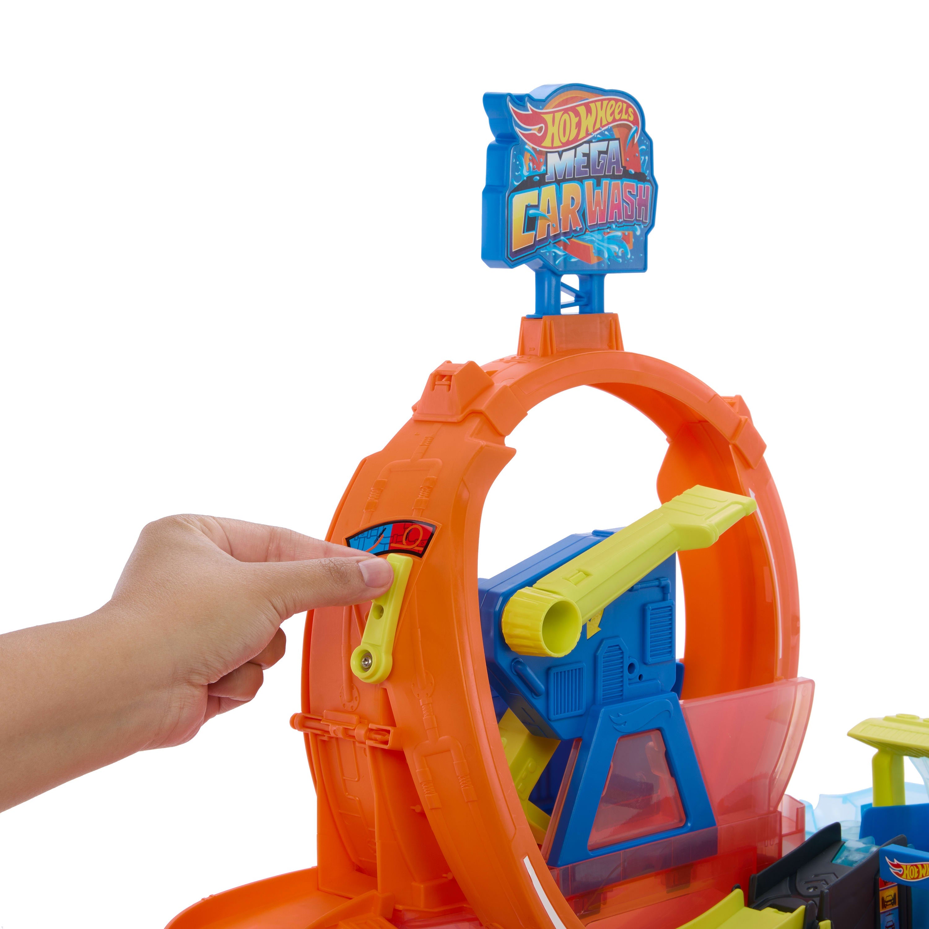 Hot Wheels City Méga Looping Station de Lavage