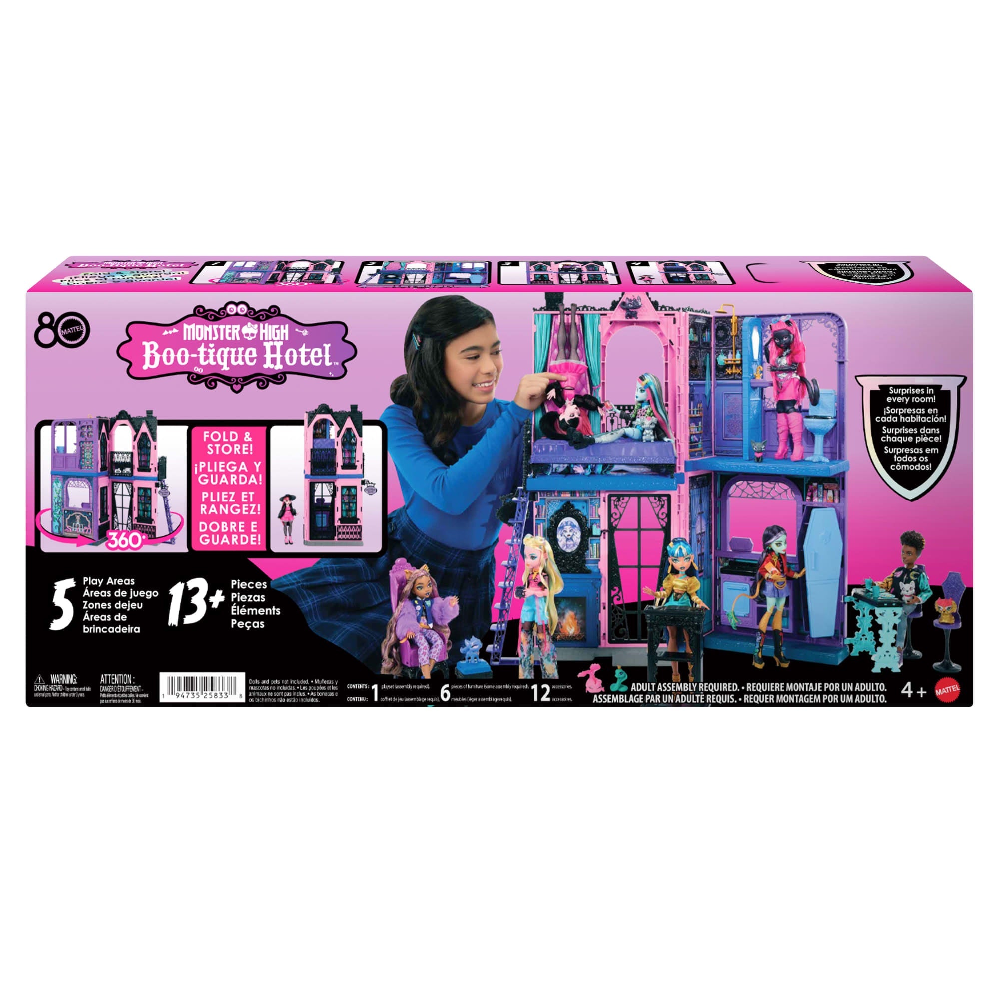 Monster High Casa de Muñecas Hotel Boo-tique