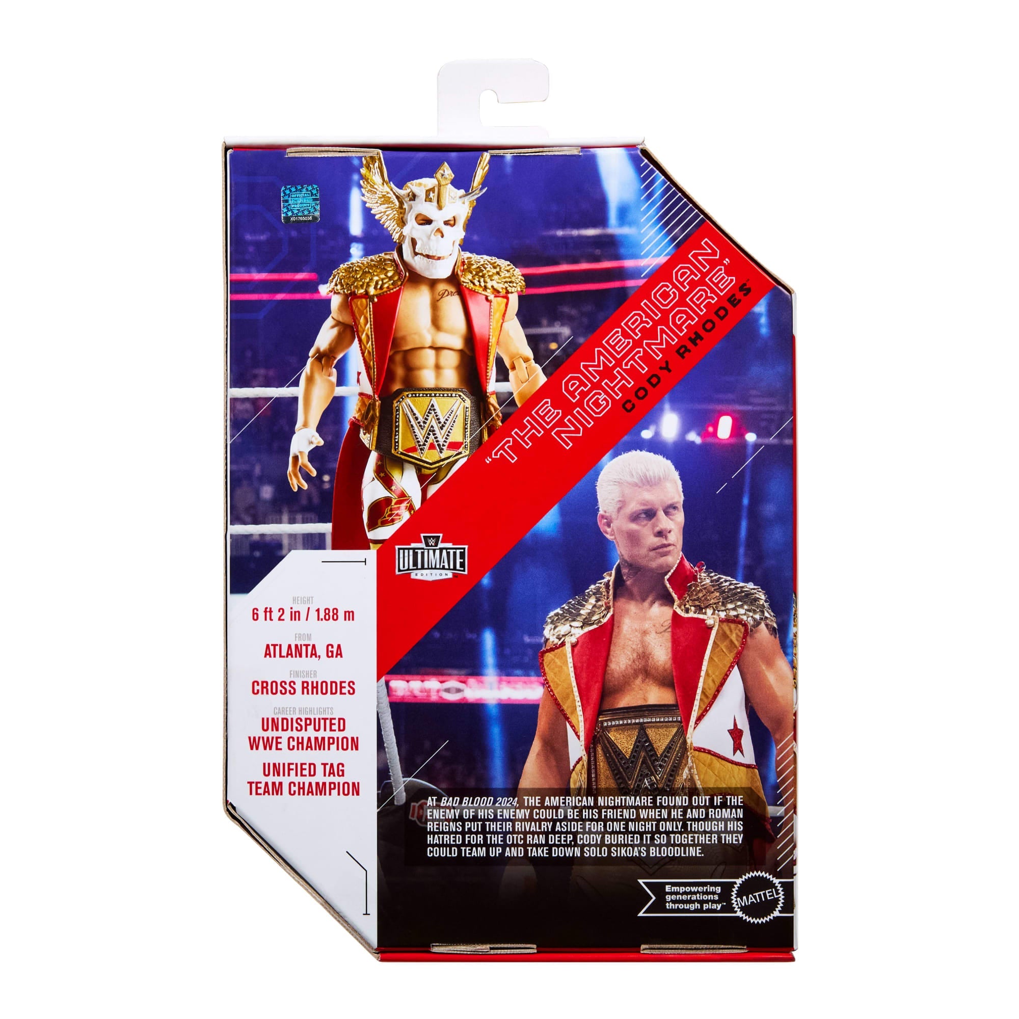 WWE Ultimate Edition Cody Rhodes Action Figure & Accessories Set, 6-Inch Collectible Superstar