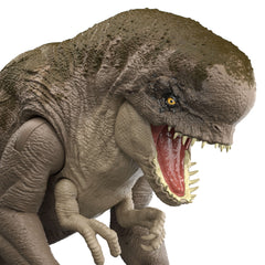 Jurassic World Distortus Rex Dinosaur Action Figure, 16 inch Villain Dino With Chomping Action