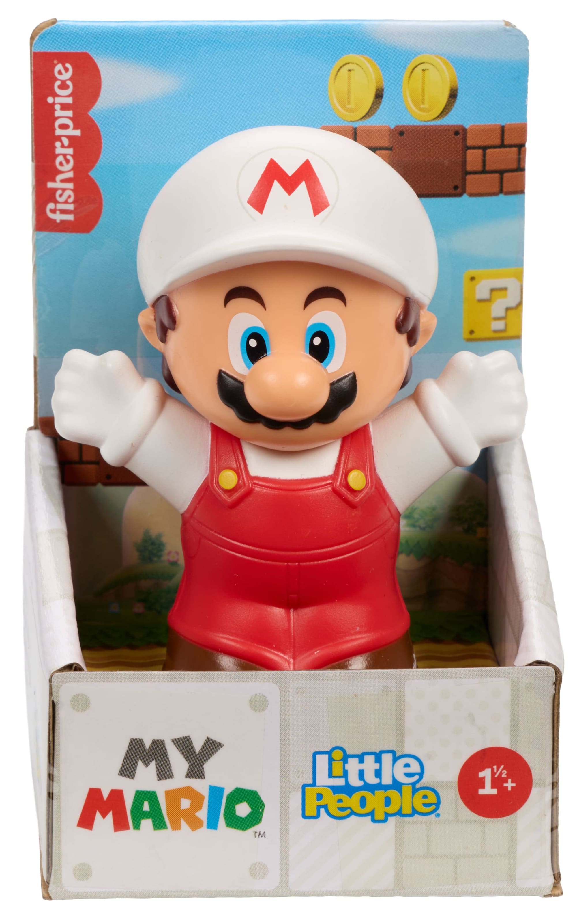 Little People Mario Bros Brinquedo para Bebês FP Little People Sortido De Figuras Mario Bros