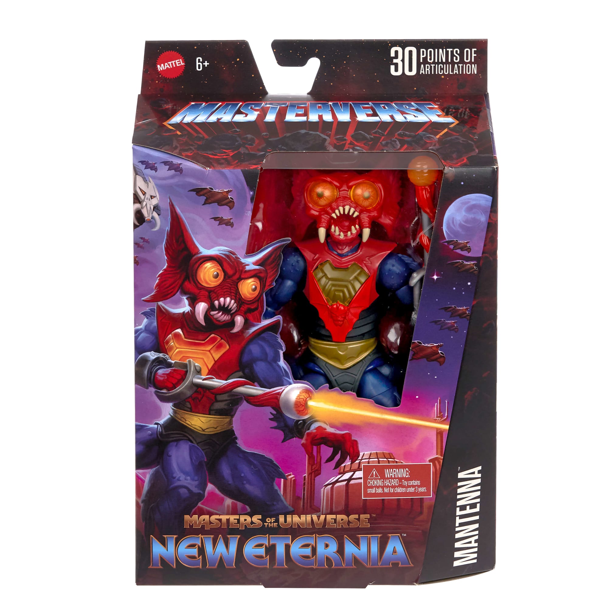 Masters Of The Universe Masterverse New Eternia Mantenna Action Figure, 7 inch Toy